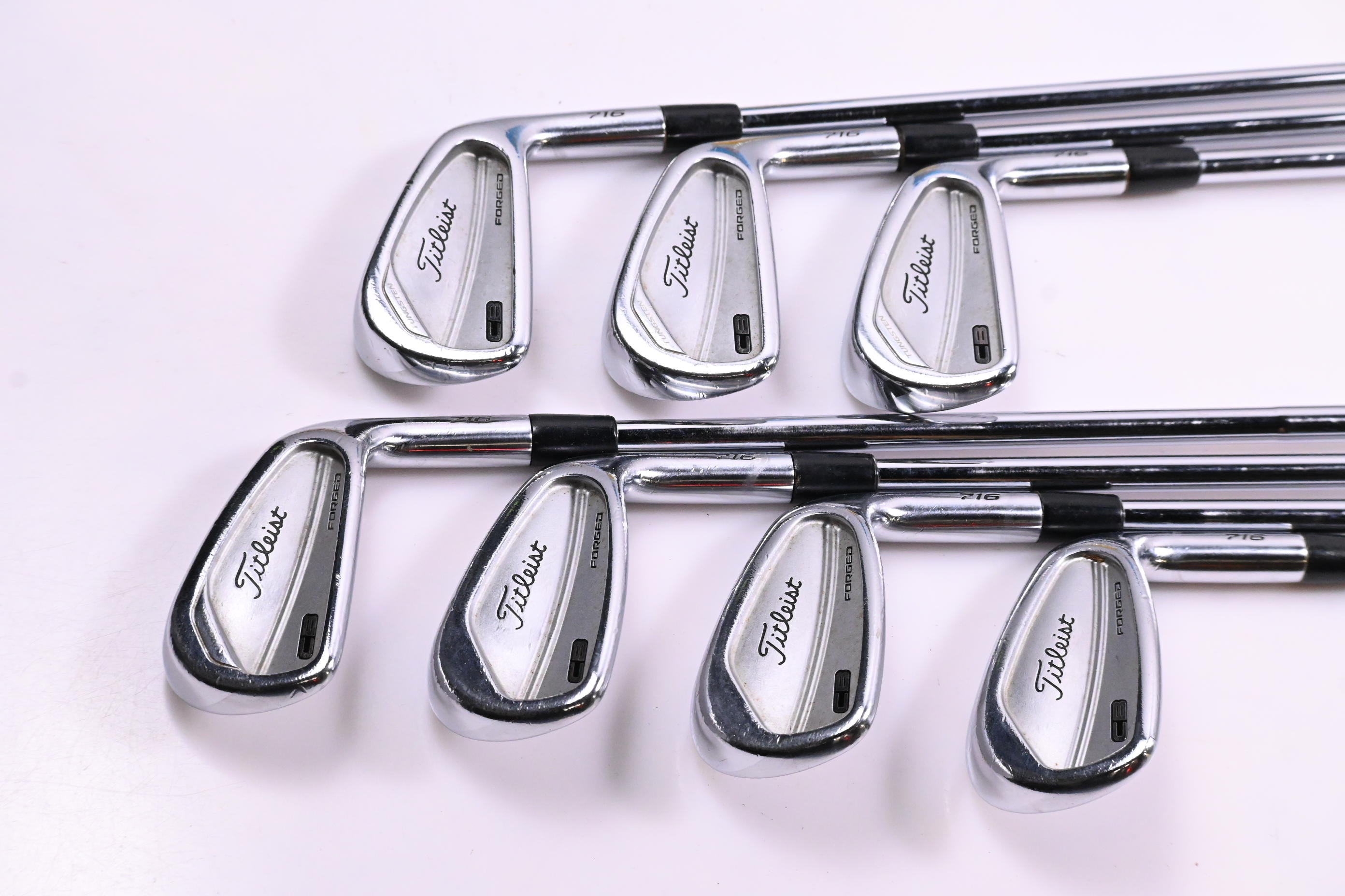 Titleist 716 CB Irons / 4-PW / Stiff Flex Dynamic Gold AMT S300 Shafts