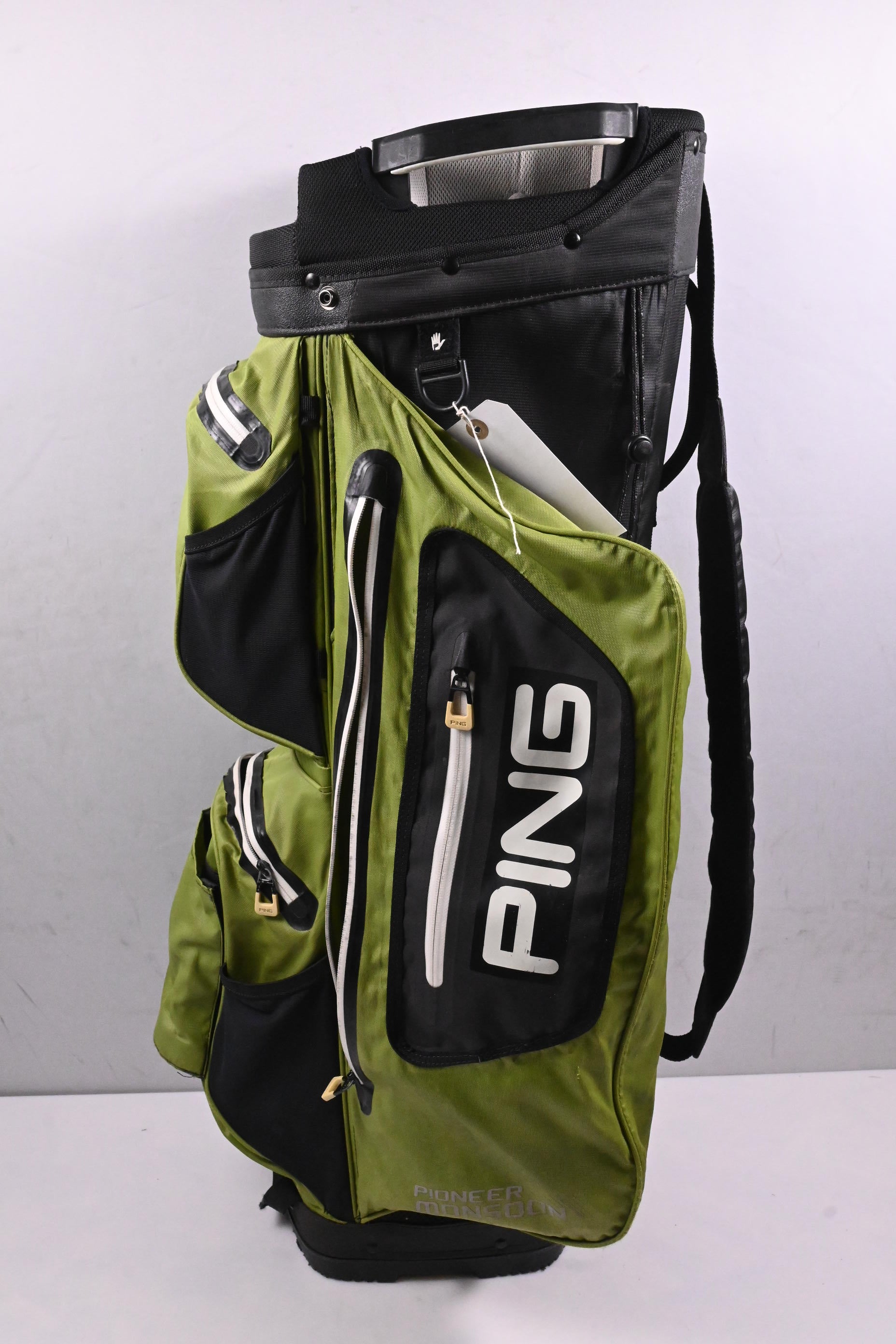 Ping Pioneer Monsoon Cart Bag / 15-Way Divider / Green, Black