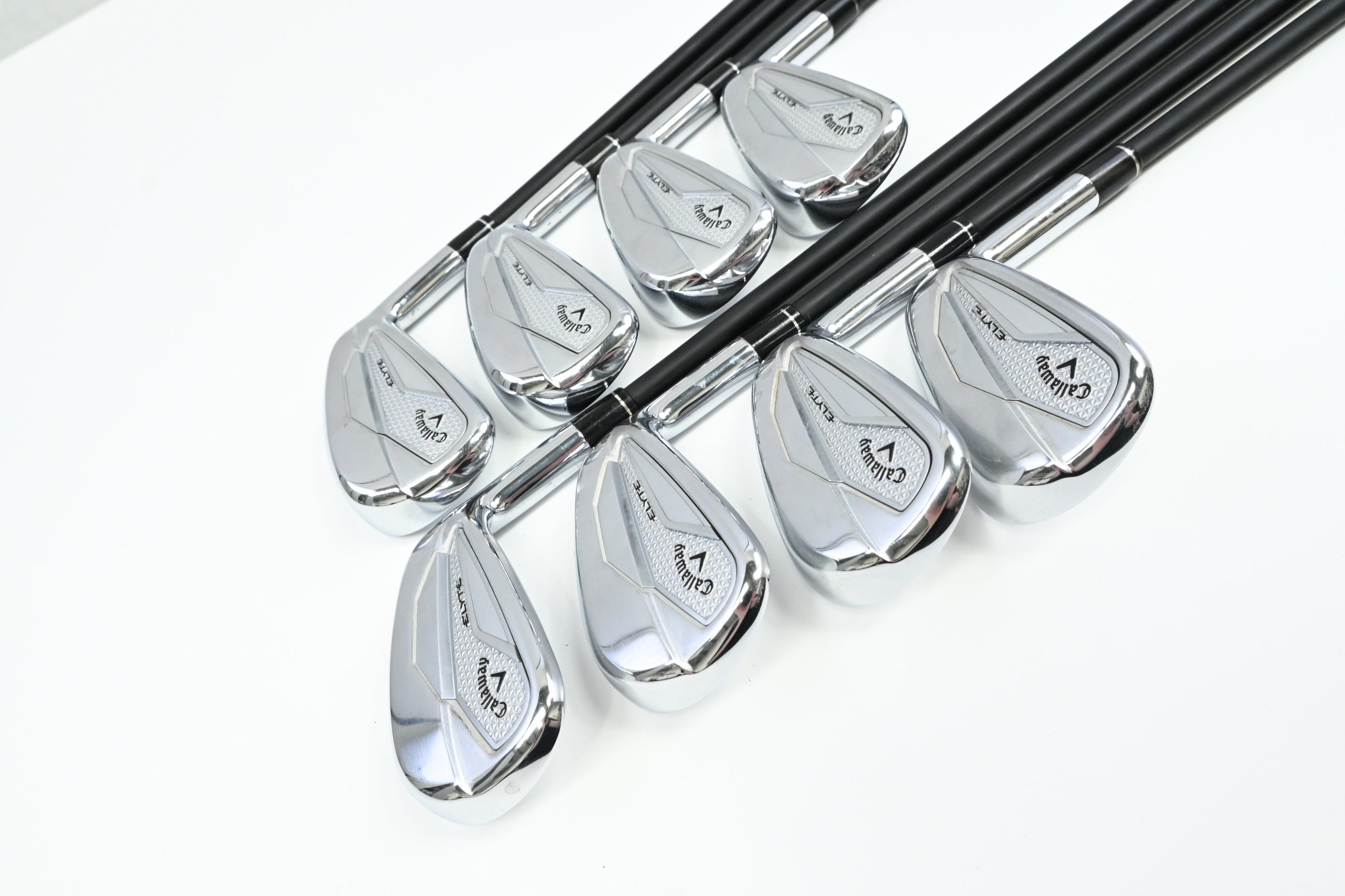 Callaway Elyte Irons / 4-PW+AW / Regular Flex Aldila NV 65 Shafts
