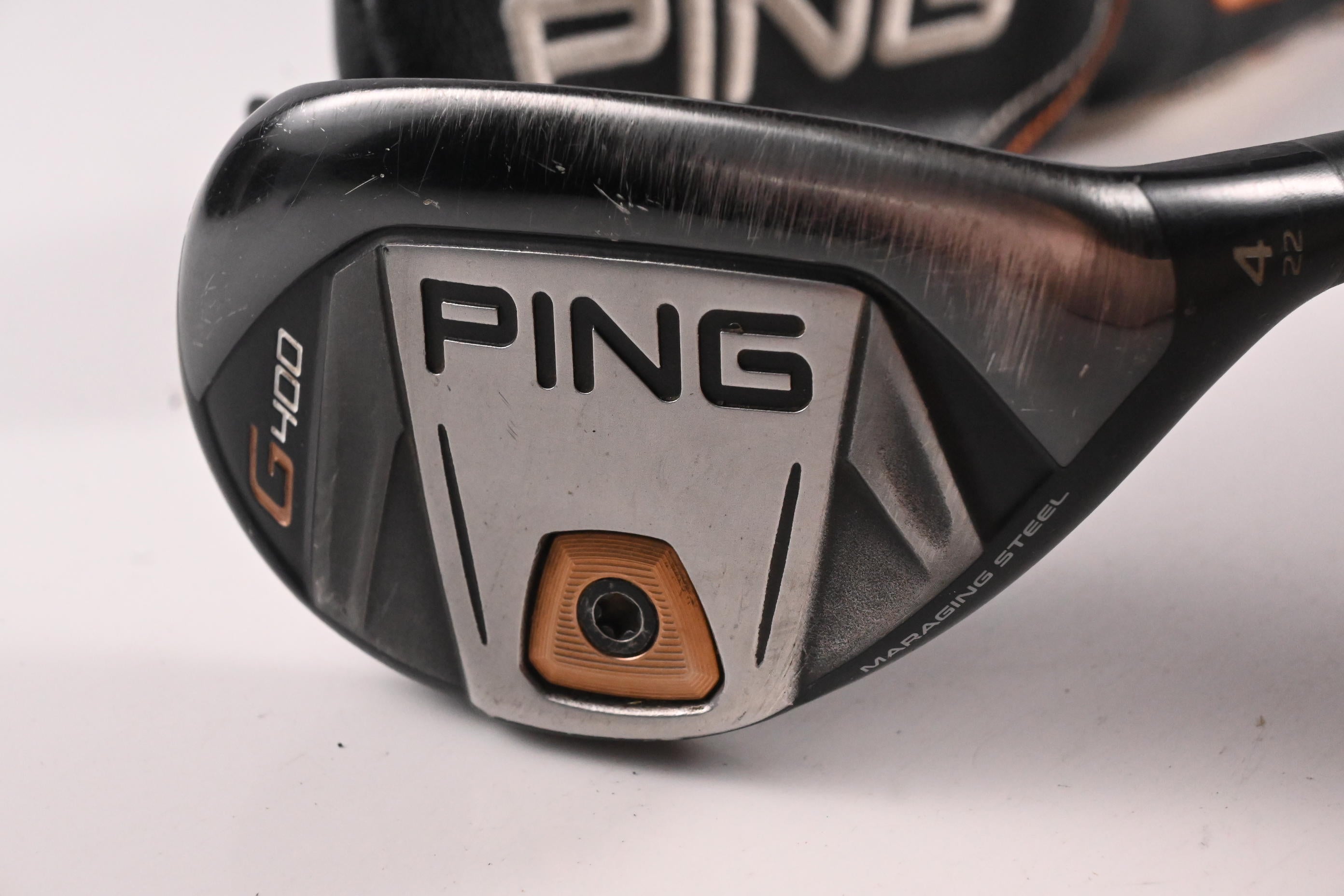 Ping G400 #4 Hybrid / 22 Degree / Regular Flex Ping Alta CB 70 Shaft