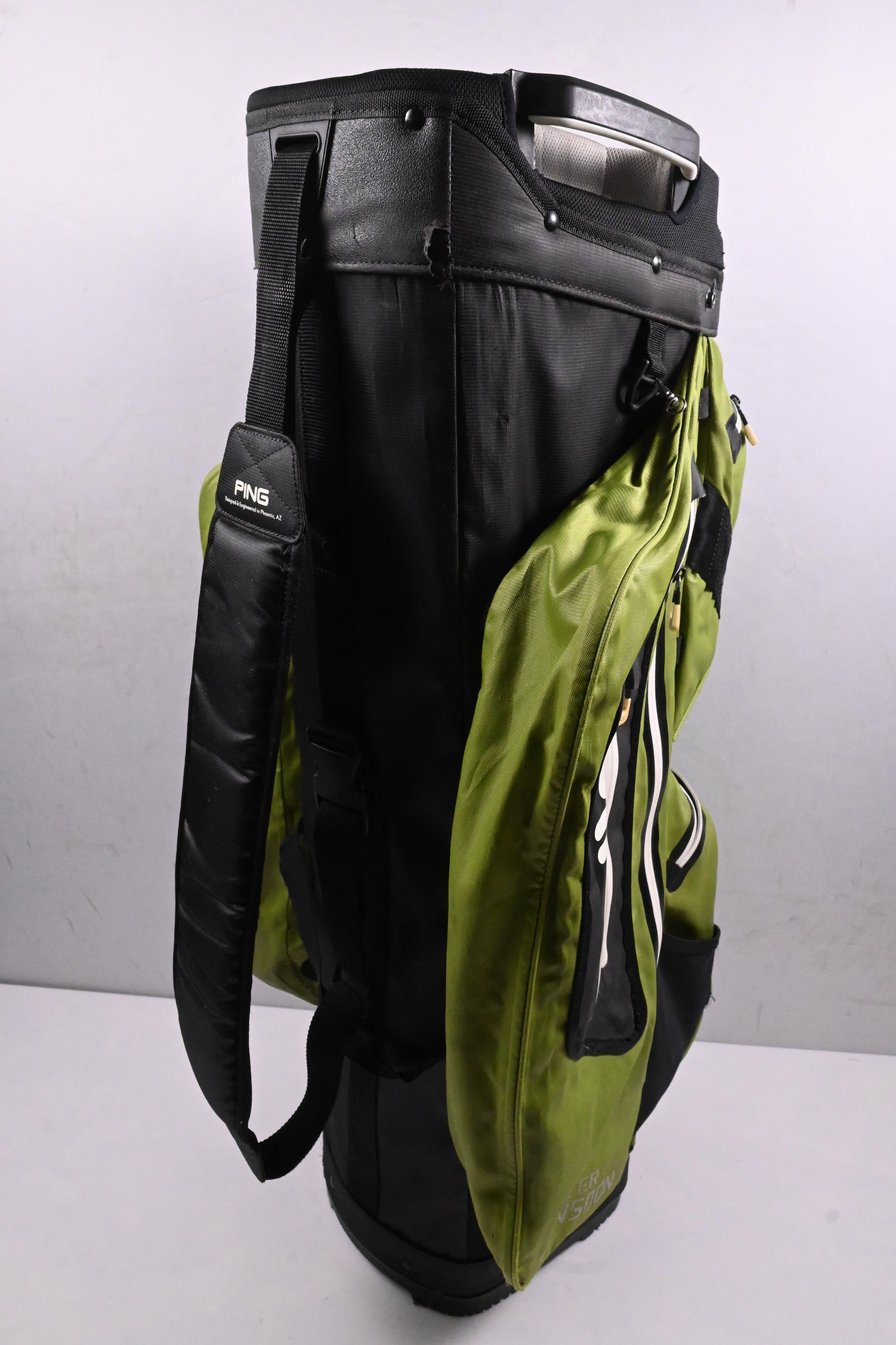 Ping Pioneer Monsoon Cart Bag / 15-Way Divider / Green, Black