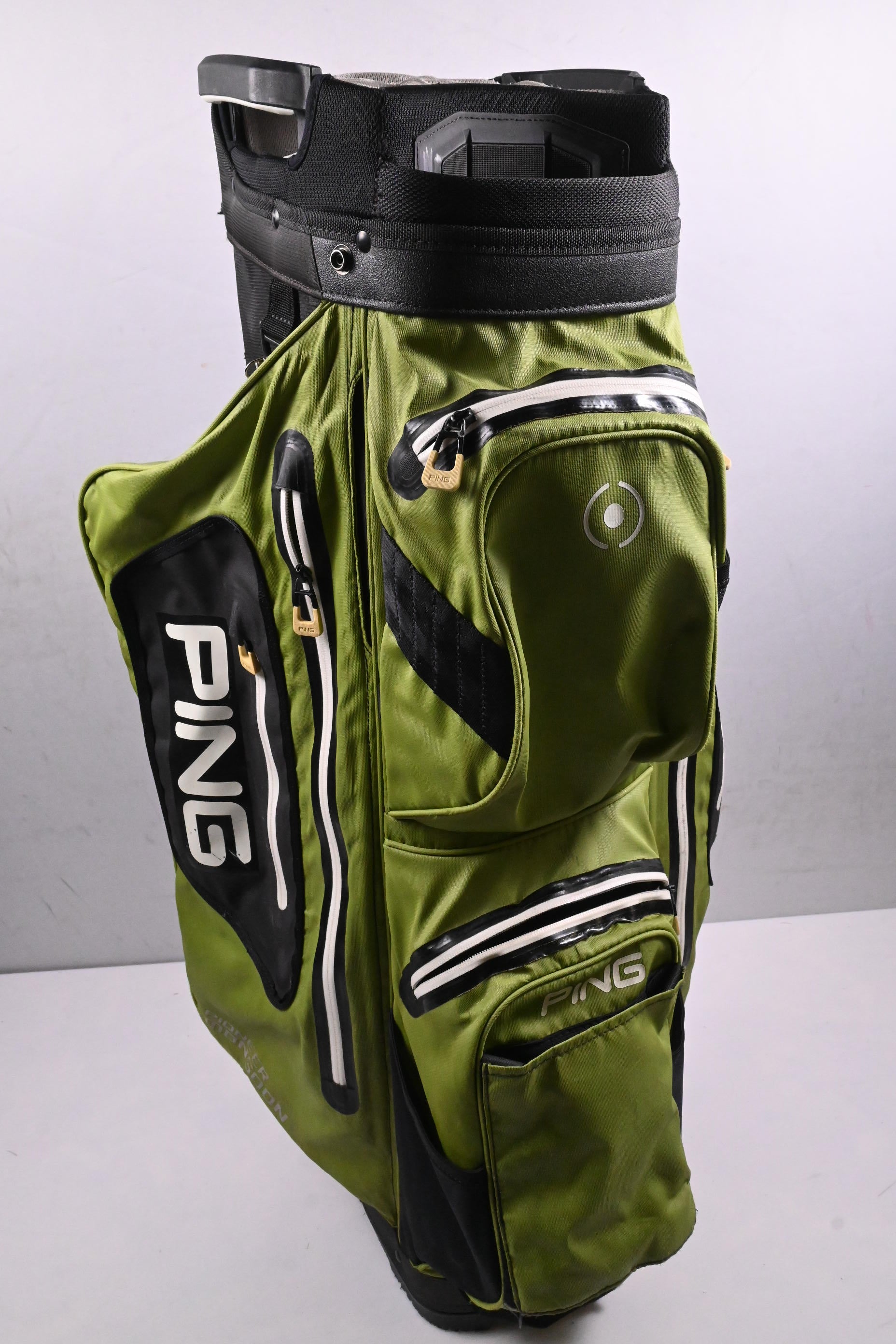 Ping Pioneer Monsoon Cart Bag / 15-Way Divider / Green, Black
