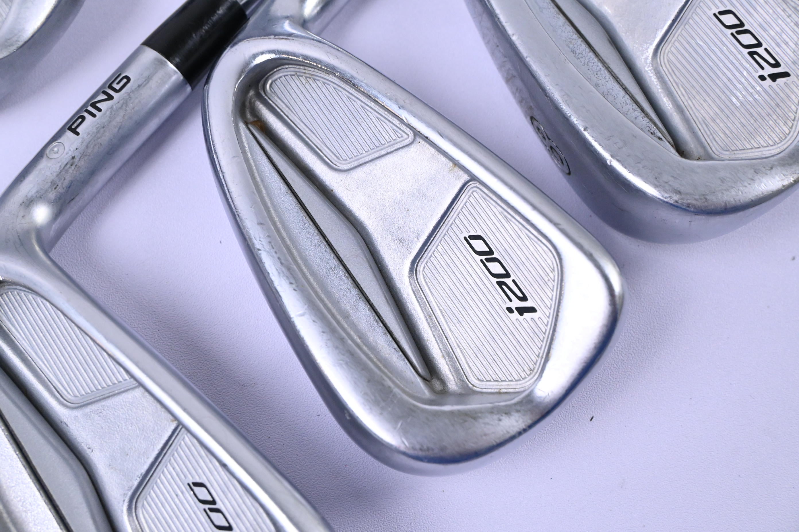 Ping i200 Irons / 3-9i / Silver Dot / X-Flex KBS Tour 130 Shafts