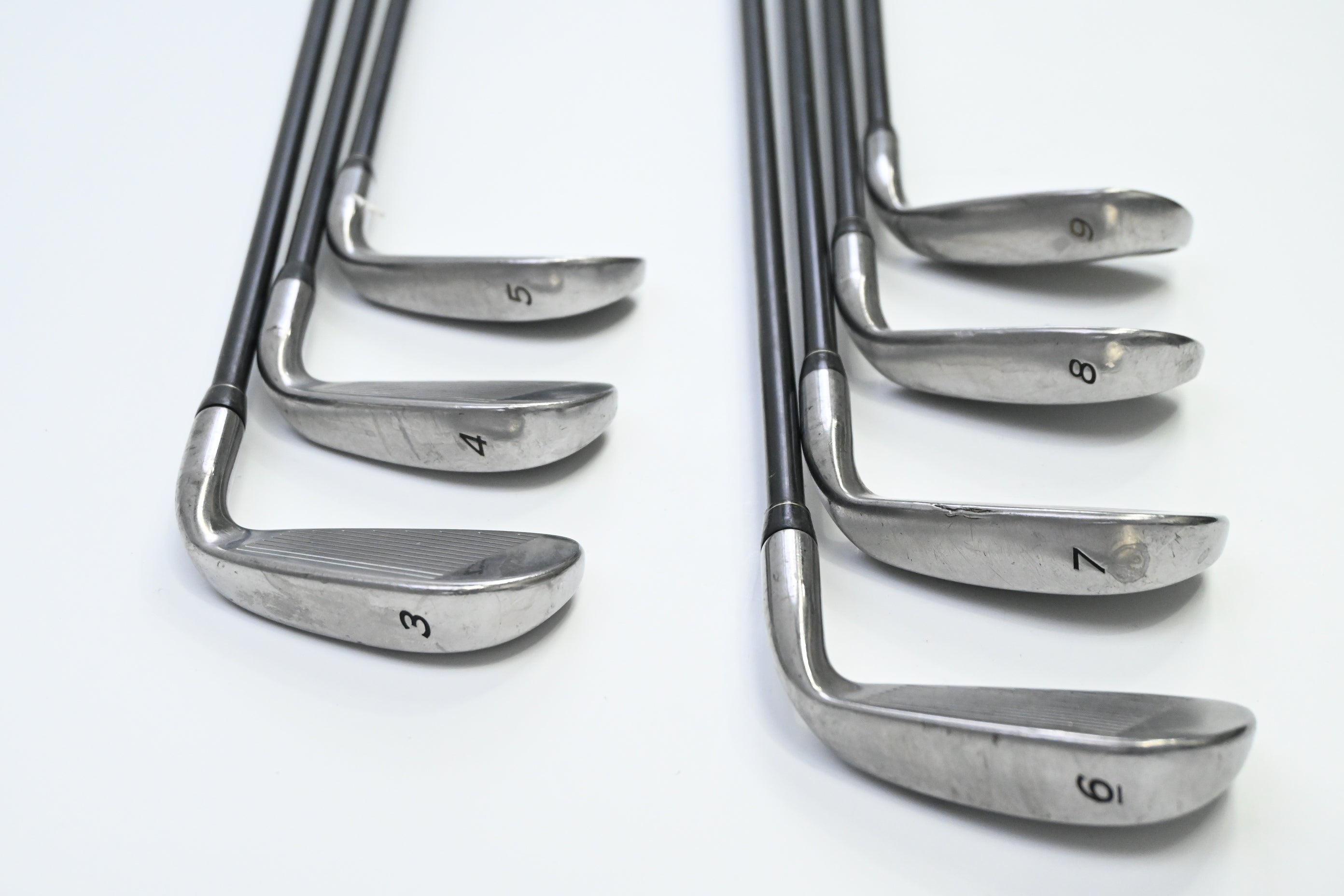 Left Hand Taylormade RAC OS Irons / 3-9 / Regular Flex Taylormade Ultralite