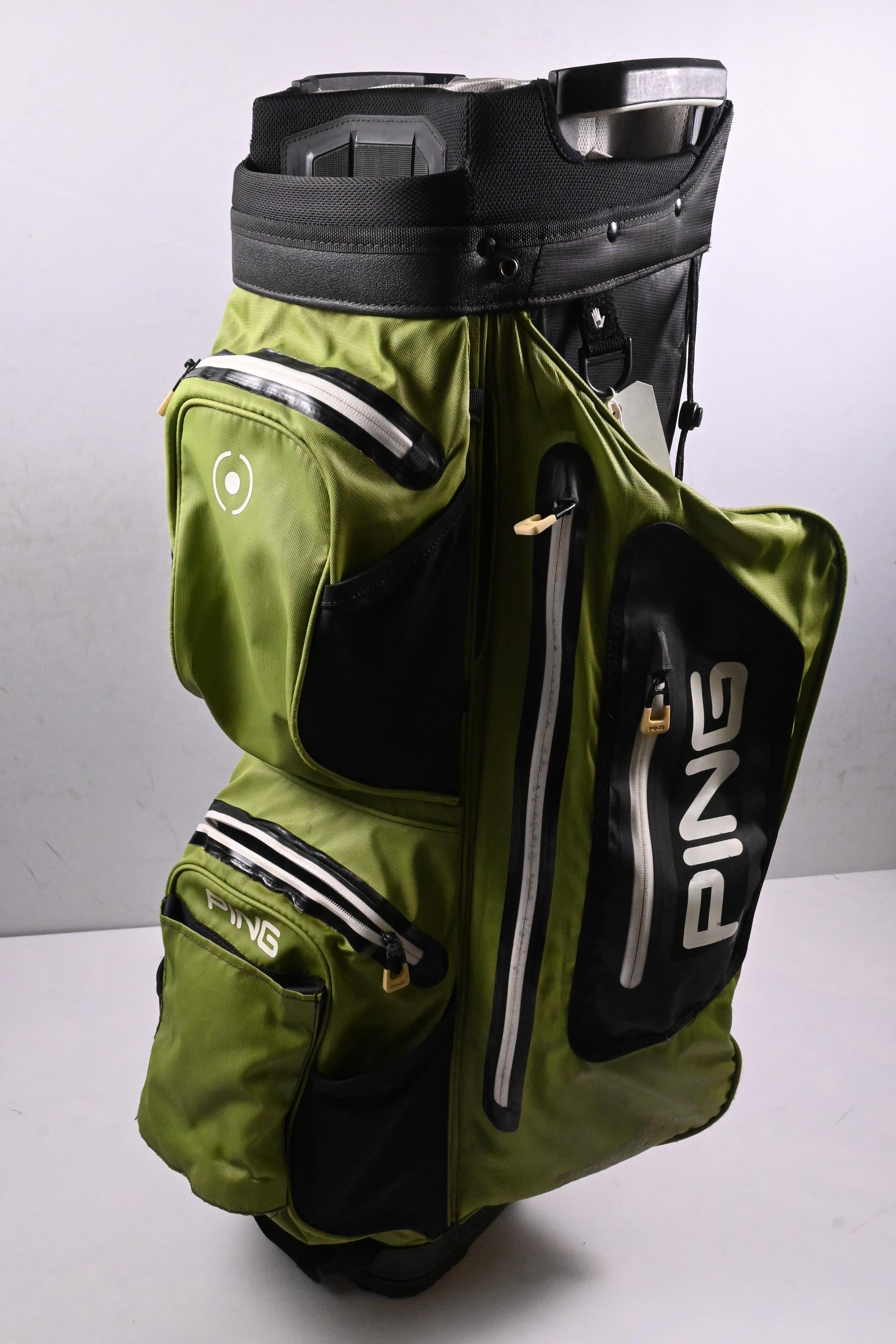 Ping Pioneer Monsoon Cart Bag / 15-Way Divider / Green, Black