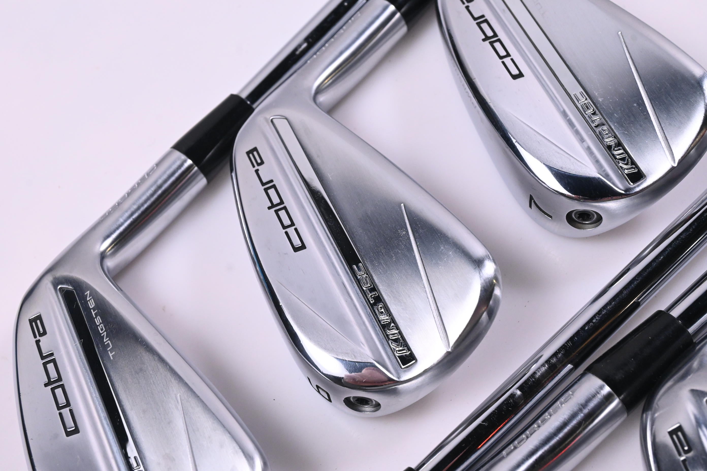 Cobra King Tec 2025 Irons / 5-PW+GW / Stiff Flex KBS $-Taper Lite Shafts