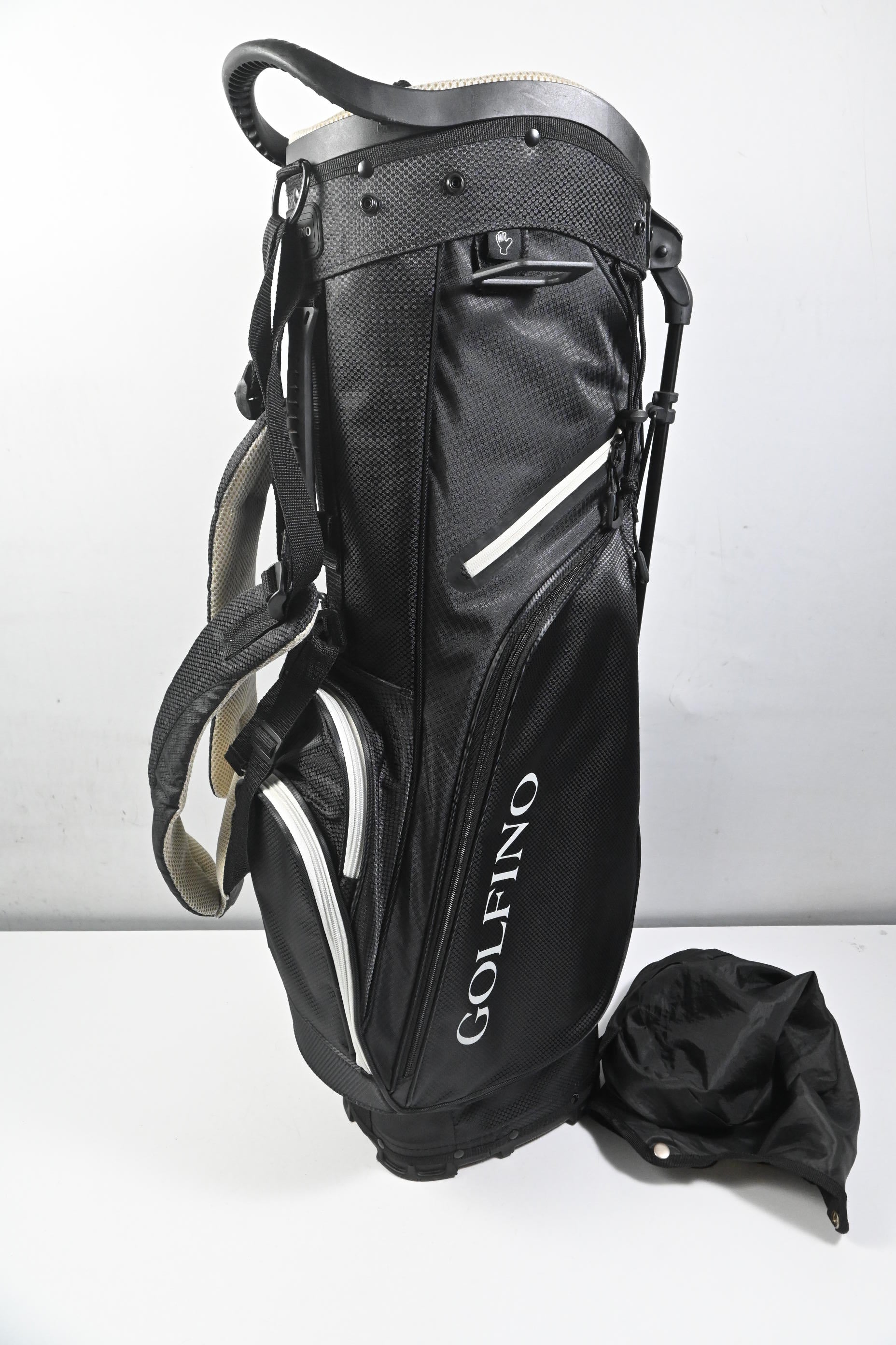 Golfino Cart Bag / 8-Way Divider / Black