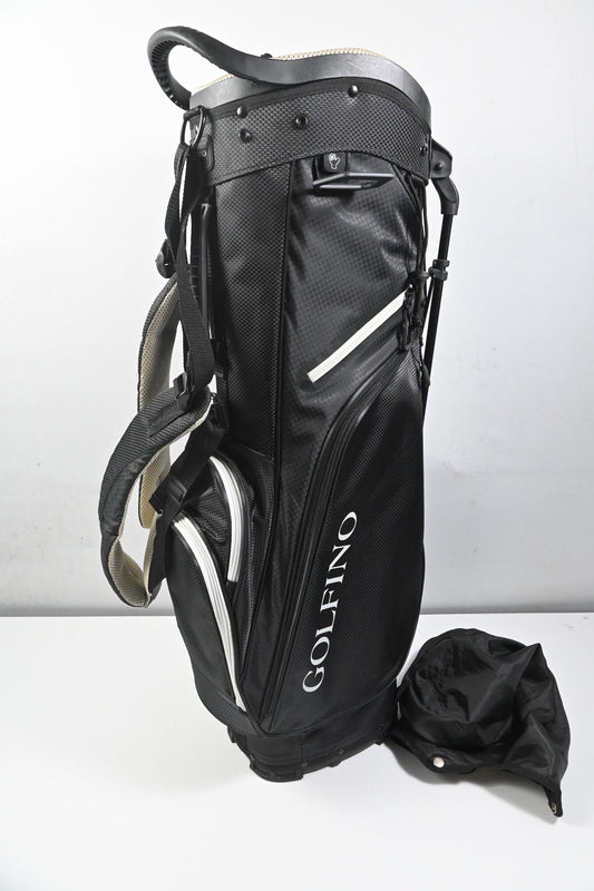 Golfino Cart Bag / 8-Way Divider / Black