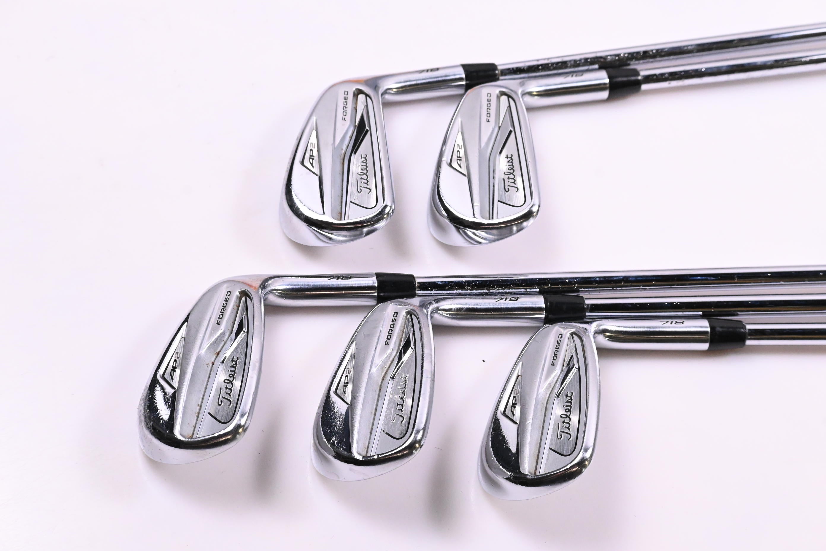 Titleist 718 AP2 Irons / 6-PW / Regular Flex AMT Tour White R300 Shafts