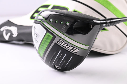 Callaway Epic Speed Driver / 9 Degree / Regular Flex HZRDUS Smoke iM10 Green 50