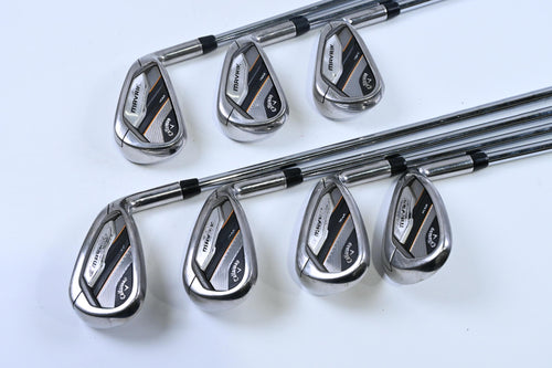 Callaway Mavrik Max Irons / 5-PW+SW / Stiff Flex KBS Max 80 Shafts