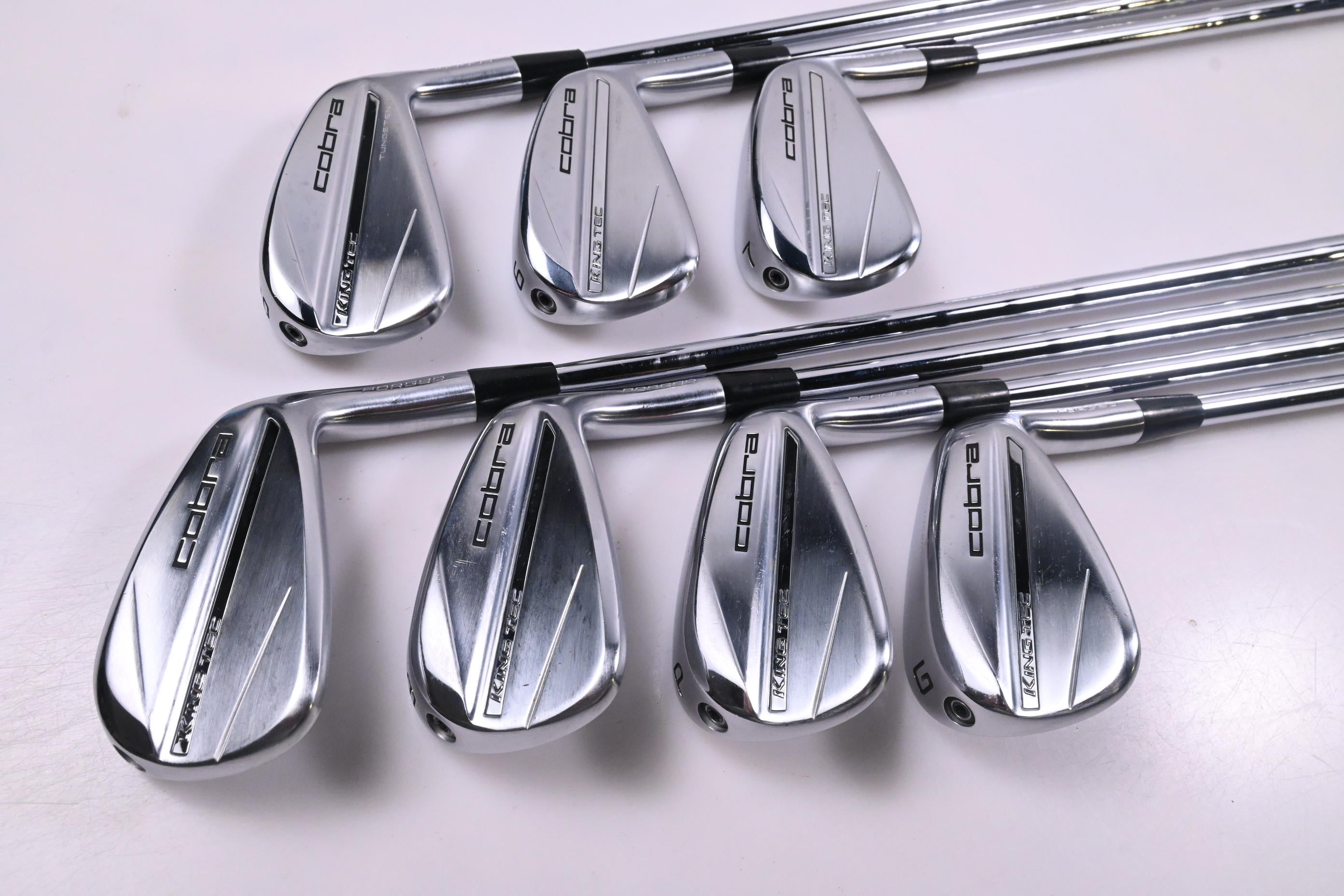 Cobra King Tec 2025 Irons / 5-PW+GW / Stiff Flex KBS $-Taper Lite Shafts
