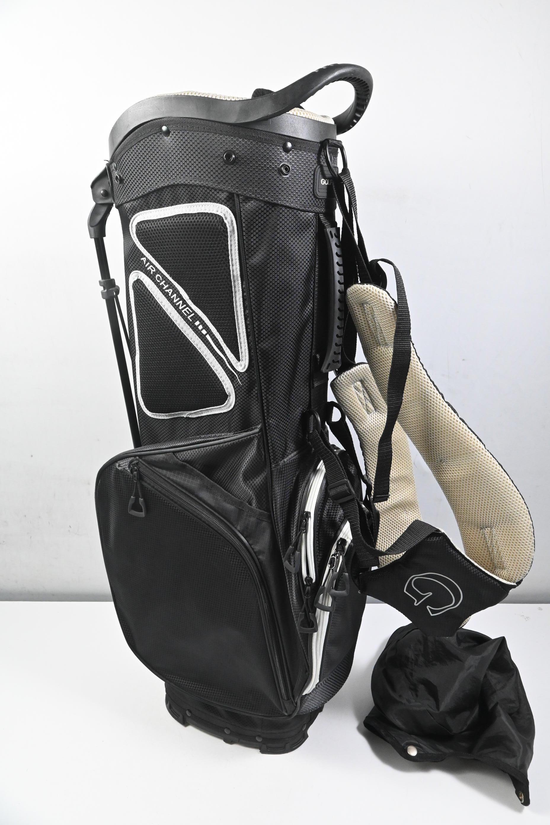 Golfino Cart Bag / 8-Way Divider / Black