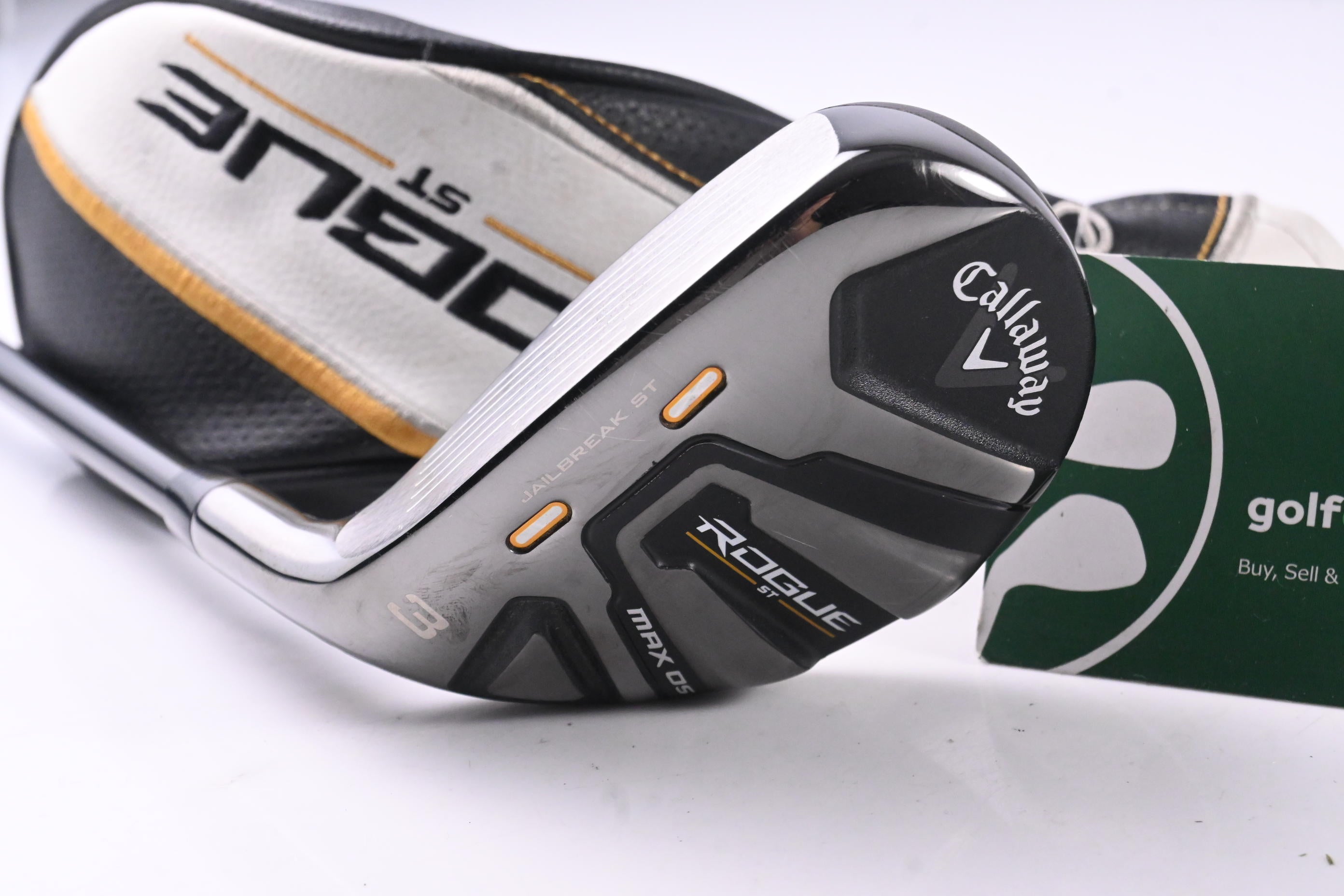 Left Hand Callaway Rogue ST Max OS #3 Hybrid / 19 Degree / Regular Flex Tensei