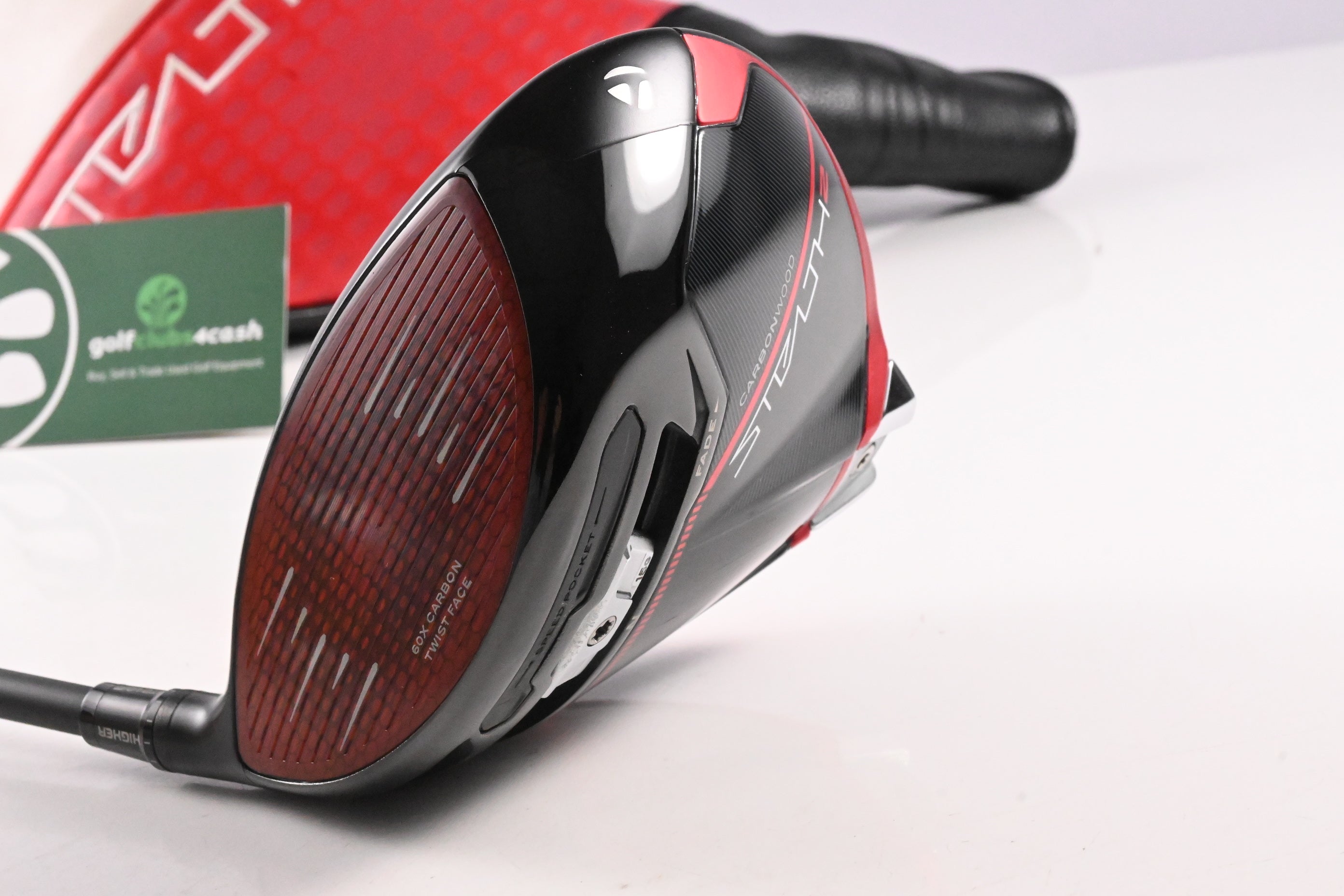 Left Hand Taylormade Stealth 2 Plus Driver / 9 Degree / X-Flex HZRDUS Black 70