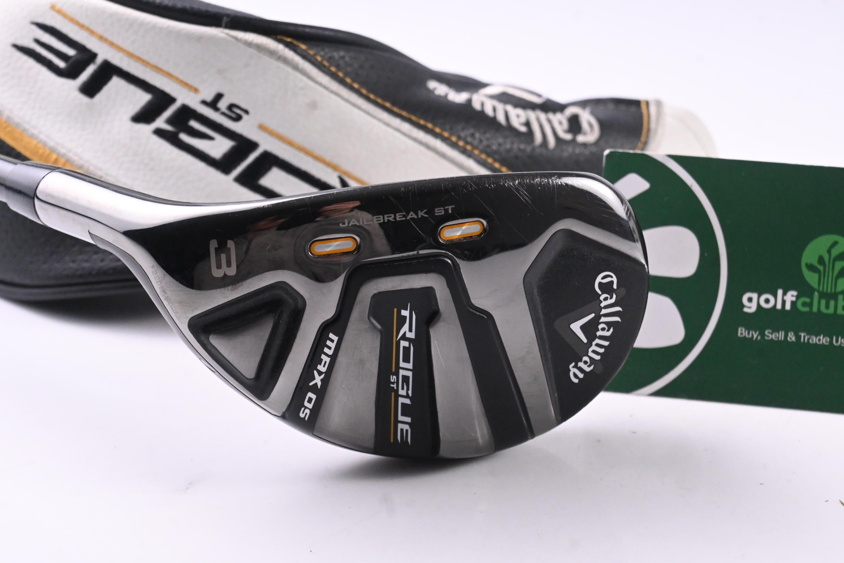 Left Hand Callaway Rogue ST Max OS #3 Hybrid / 19 Degree / Regular Flex Tensei