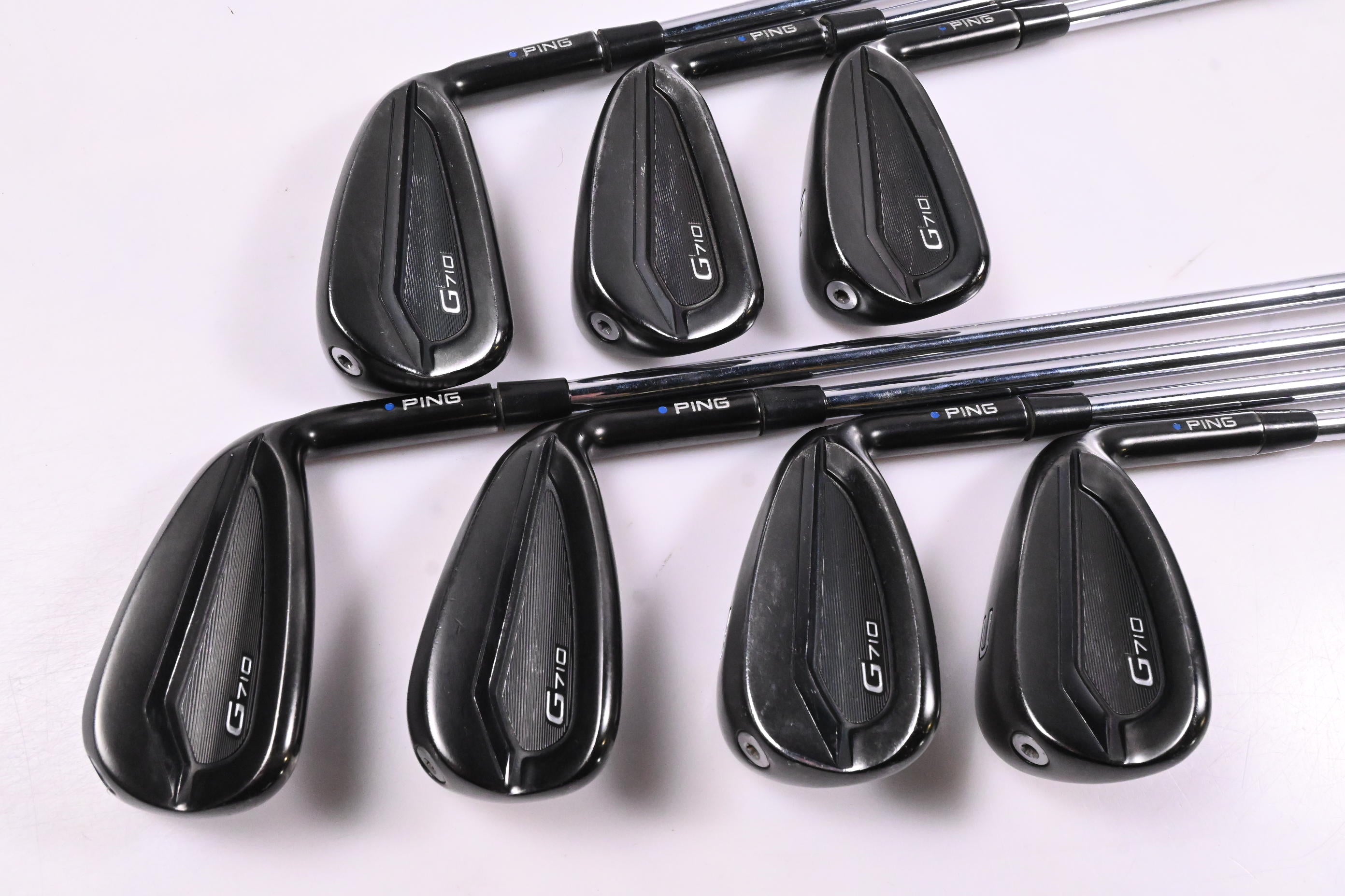 Ping G710 Irons / 5-PW+GW / Regular Flex Ping AWT 2.0 Shafts