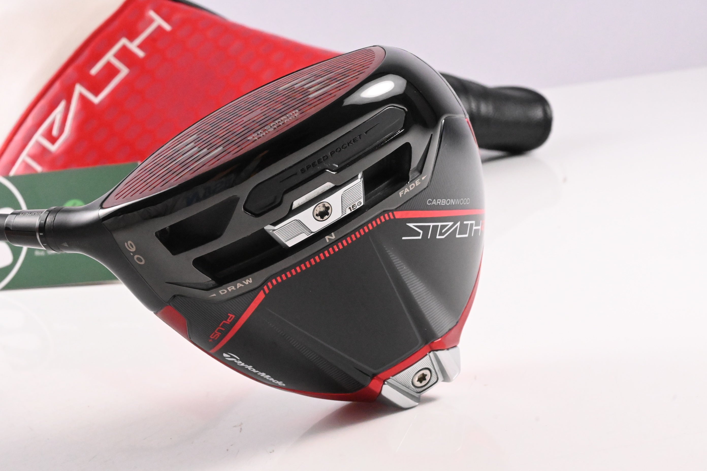 Left Hand Taylormade Stealth 2 Plus Driver / 9 Degree / X-Flex HZRDUS Black 70