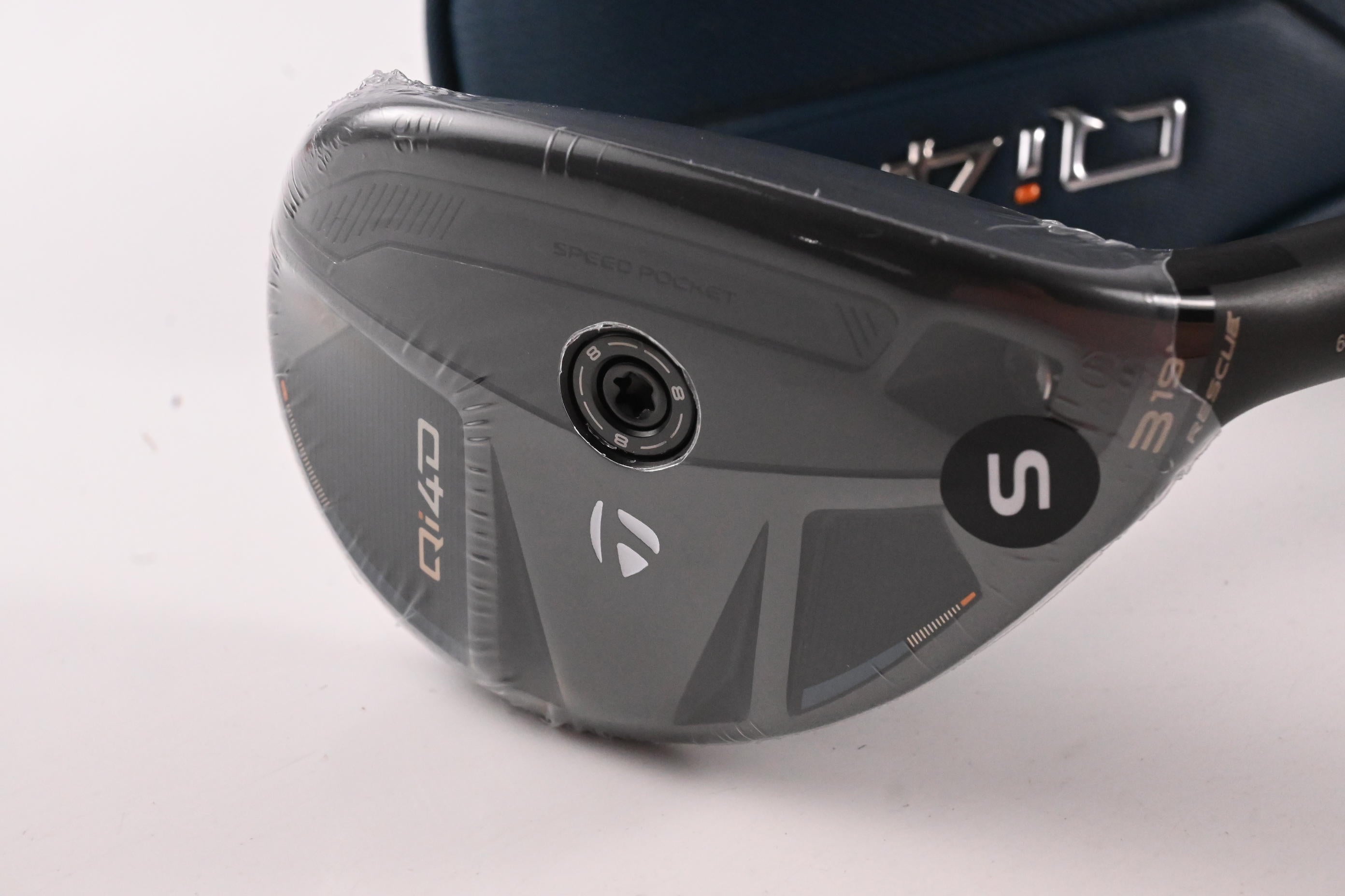 Taylormade Qi4D #3 Hybrid / 19 Degree / Stiff Flex Reax KBS 75 Shaft