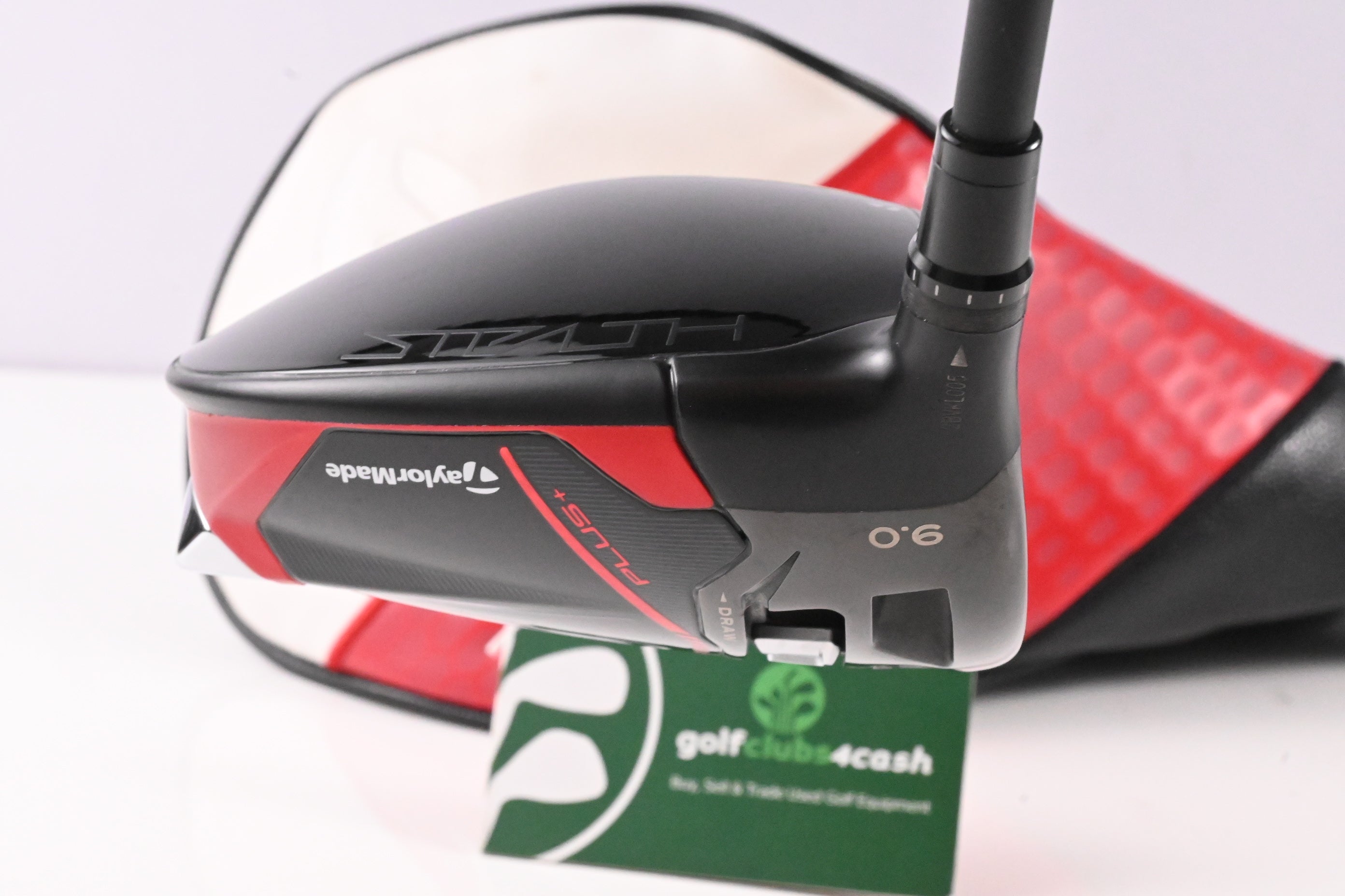 Left Hand Taylormade Stealth 2 Plus Driver / 9 Degree / X-Flex HZRDUS Black 70