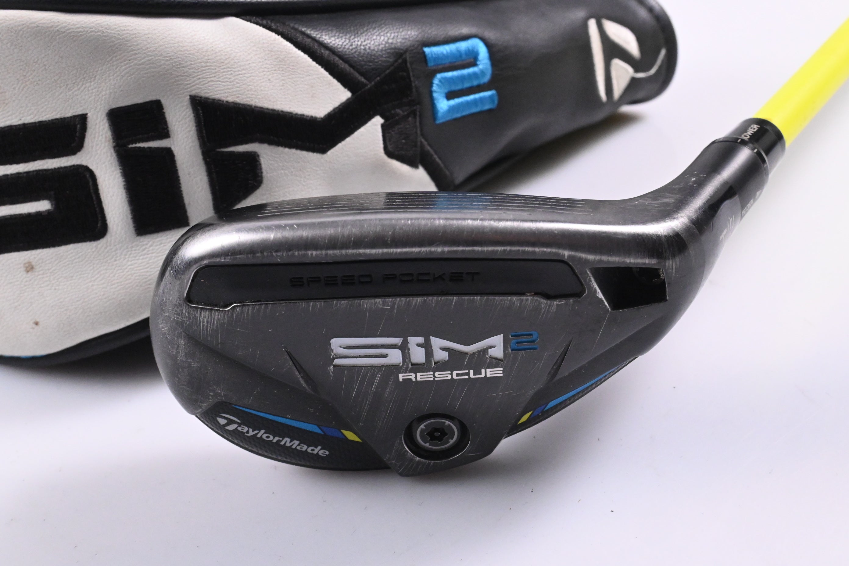Taylormade SIM2 #4 Hybrid / 22 Degree / Stiff Flex UST Proforce V2 Yellow 85 F4