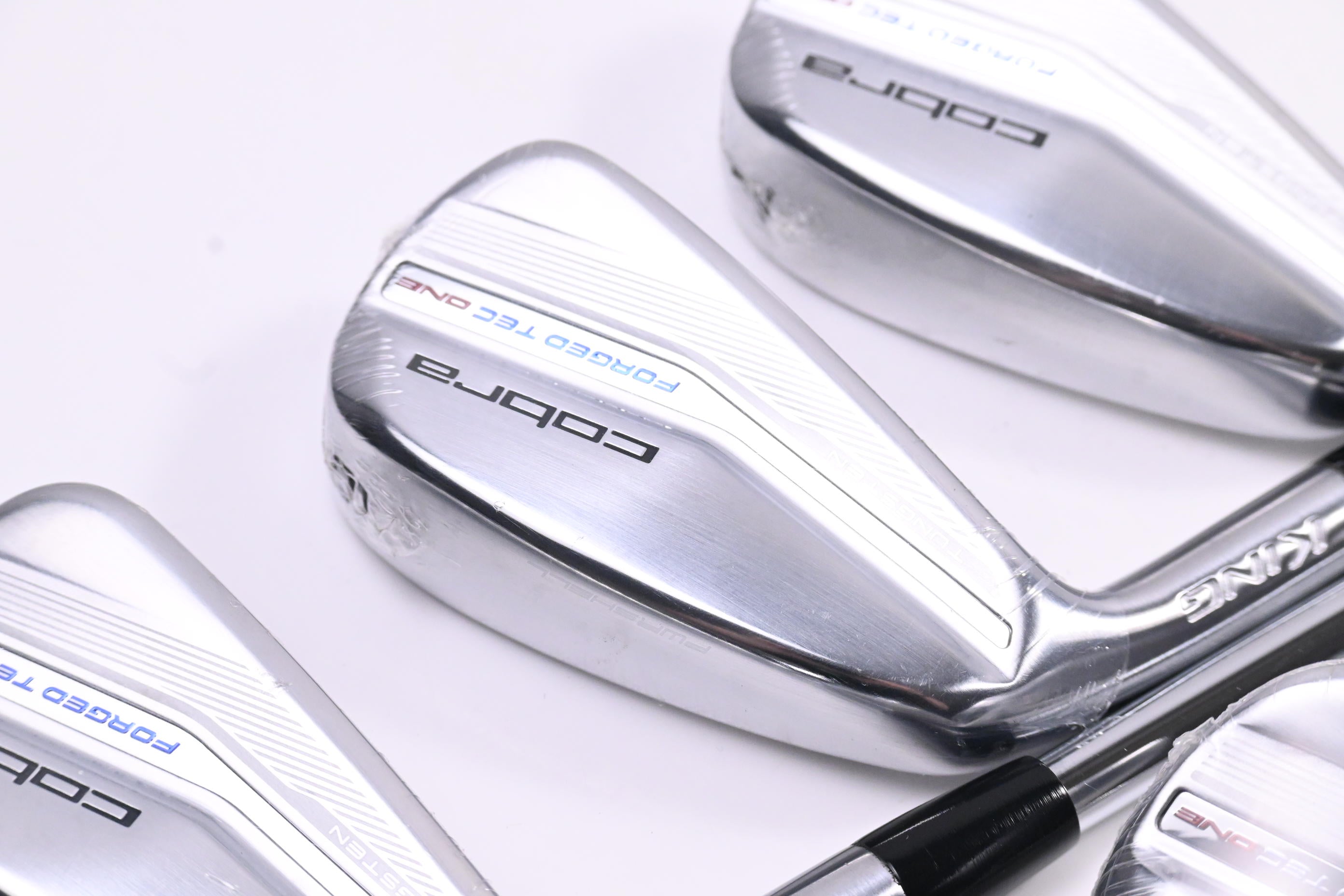 Left Hand Cobra King Tec One Length Irons / 5-PW / Regular Flex KBS $-Taper Lite