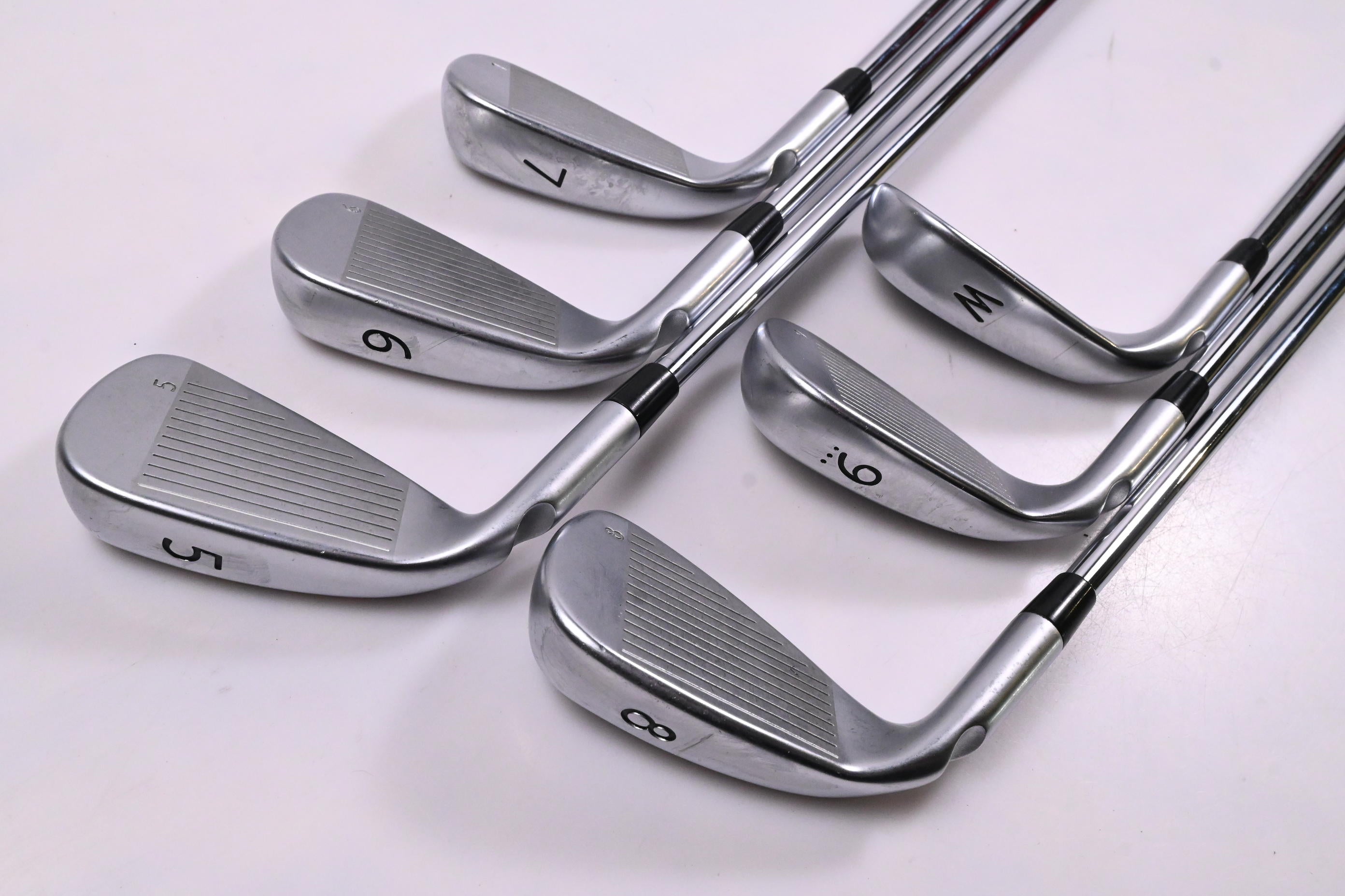 Ping G400 Irons / 5-PW / Black Dot / Regular Flex Ping AWT 2.0 Shafts