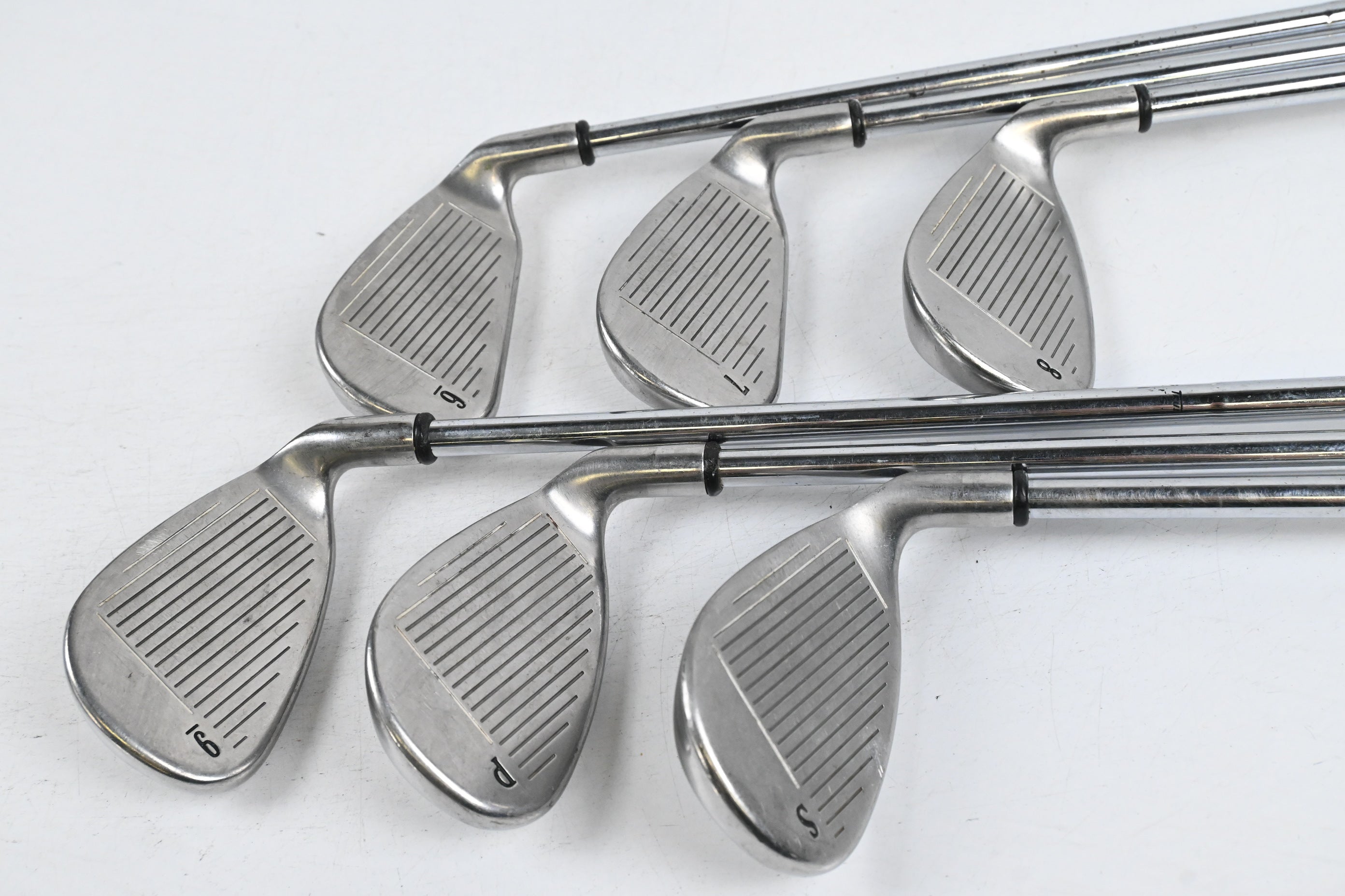 Left Hand Callaway X-14 Irons / 6-PW / Regular Flex Steelhead Shafts