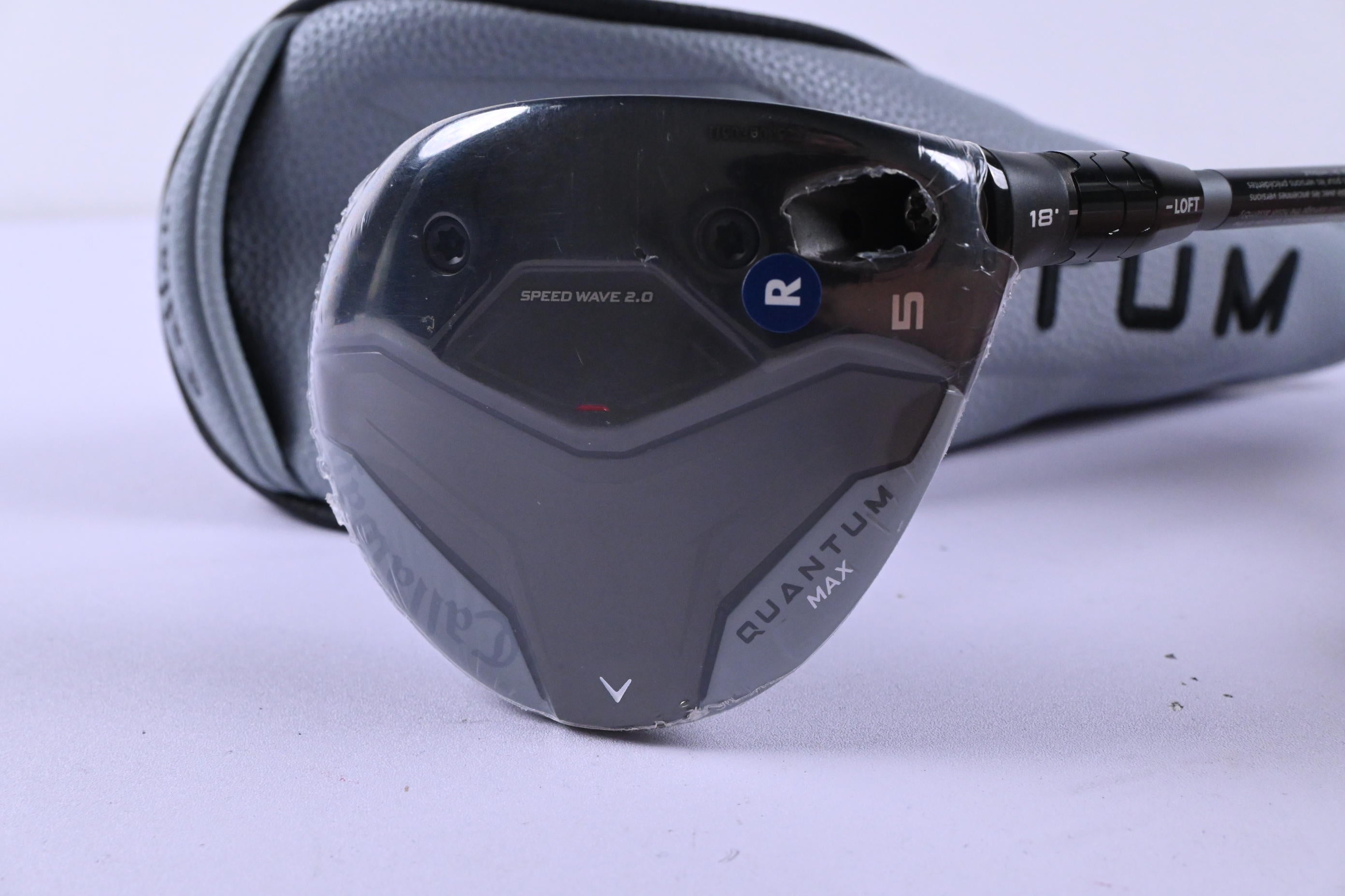 Callaway Quantum Max #5 Wood / 18 Degree / Regular Flex Denali Frost Silver 60
