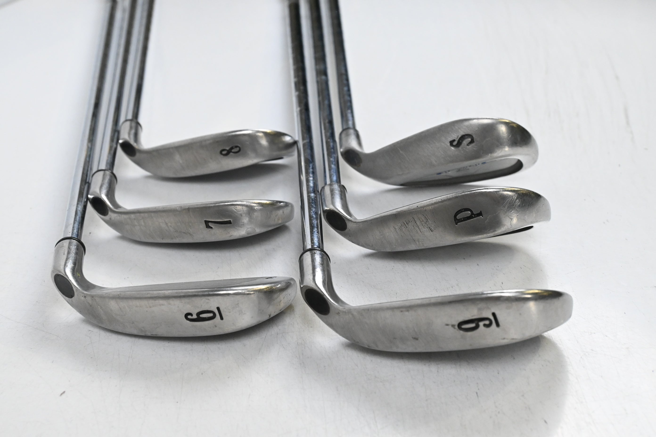 Left Hand Callaway X-14 Irons / 6-PW / Regular Flex Steelhead Shafts