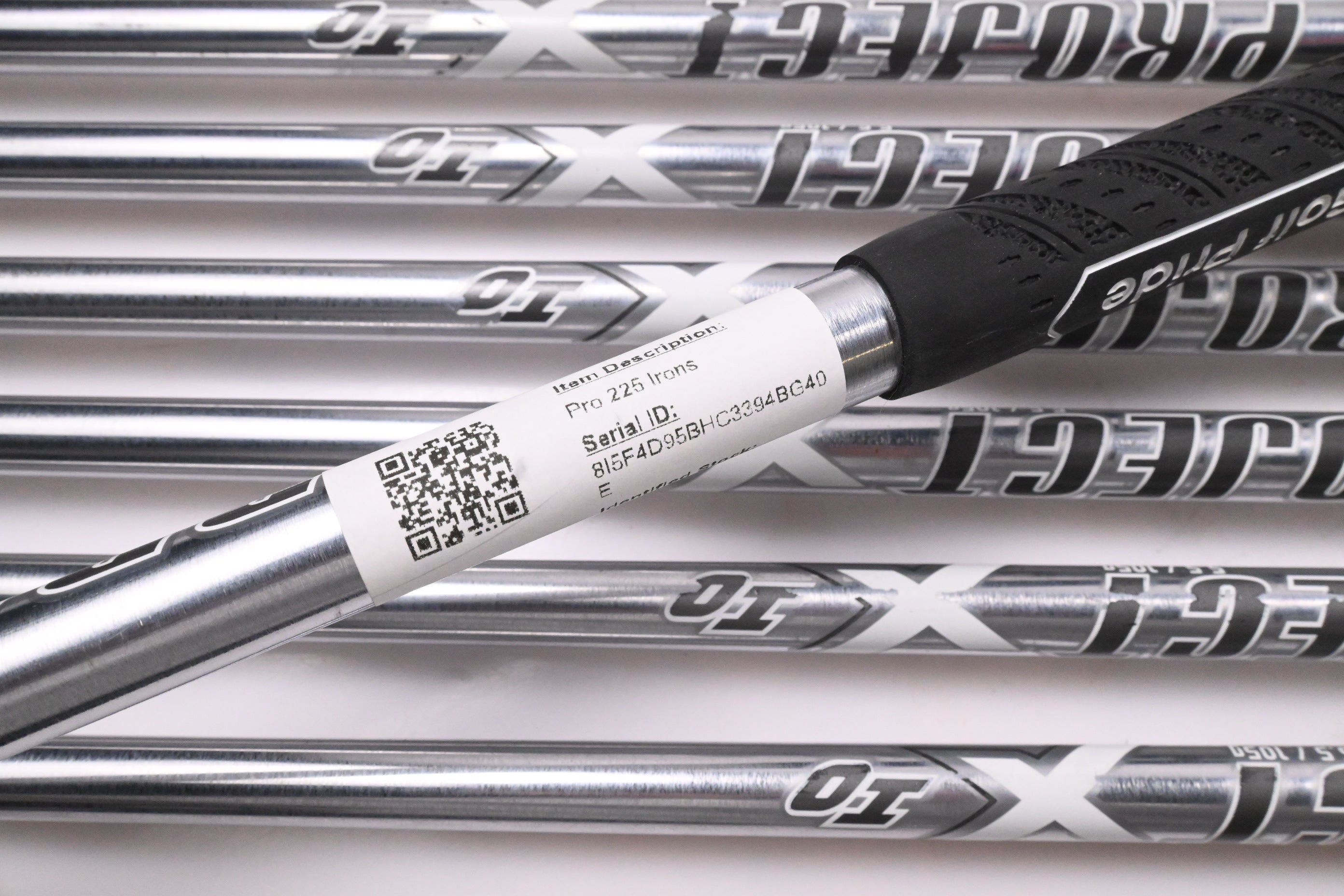 Mizuno Pro 225 Irons / 4-PW / Regular Flex Project X IO 105 Shafts