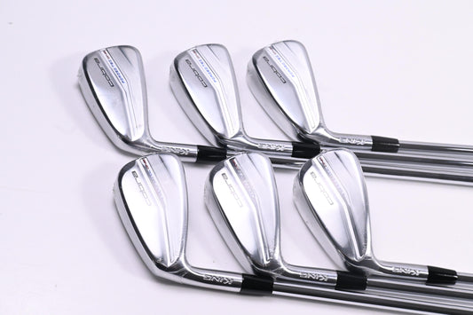 Left Hand Cobra King Tec One Length Irons / 5-PW / Regular Flex KBS $-Taper Lite