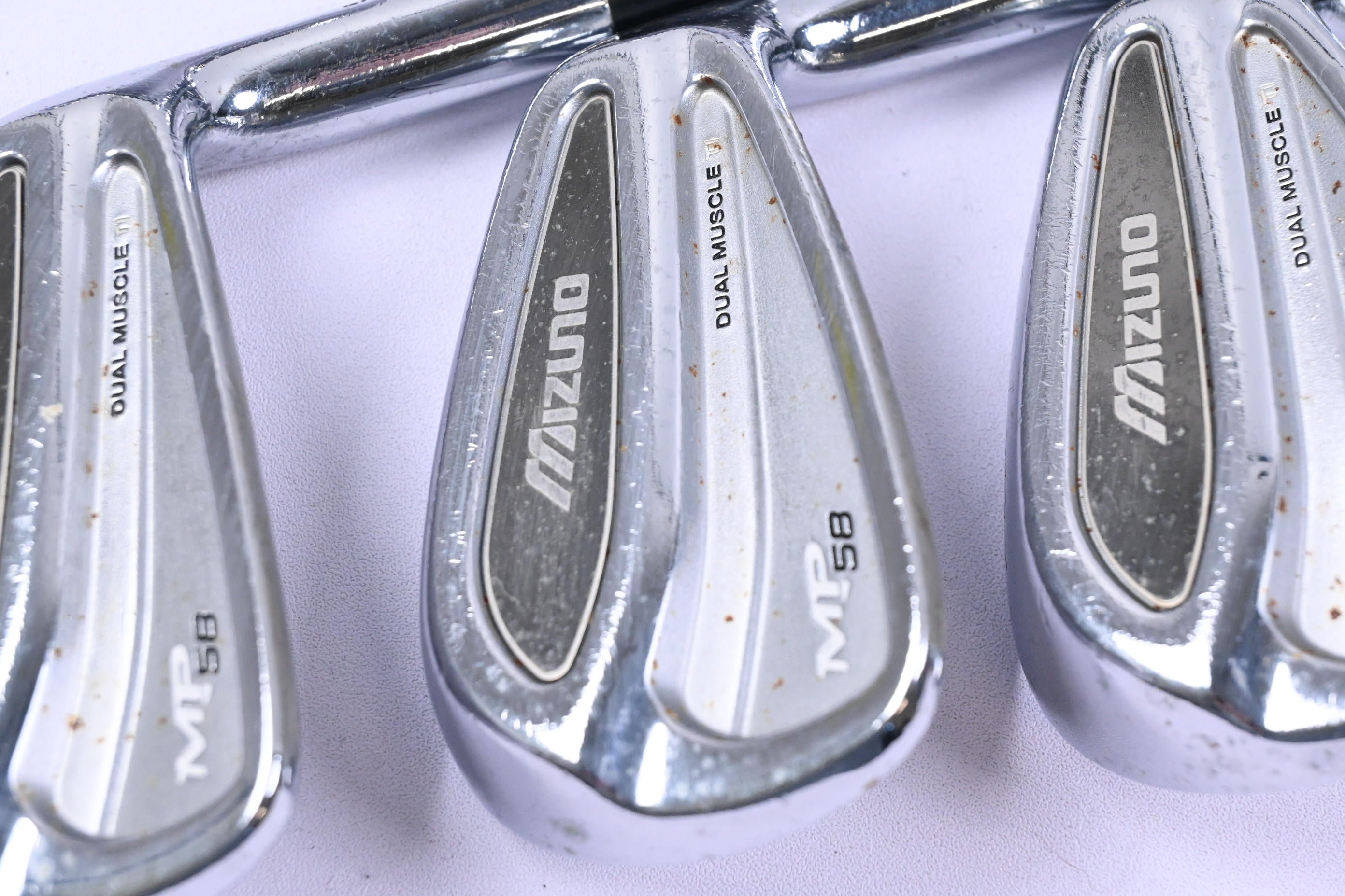 Mizuno MP-58 Irons / 3-PW / Regular Flex Dynamic Gold R300 Shafts