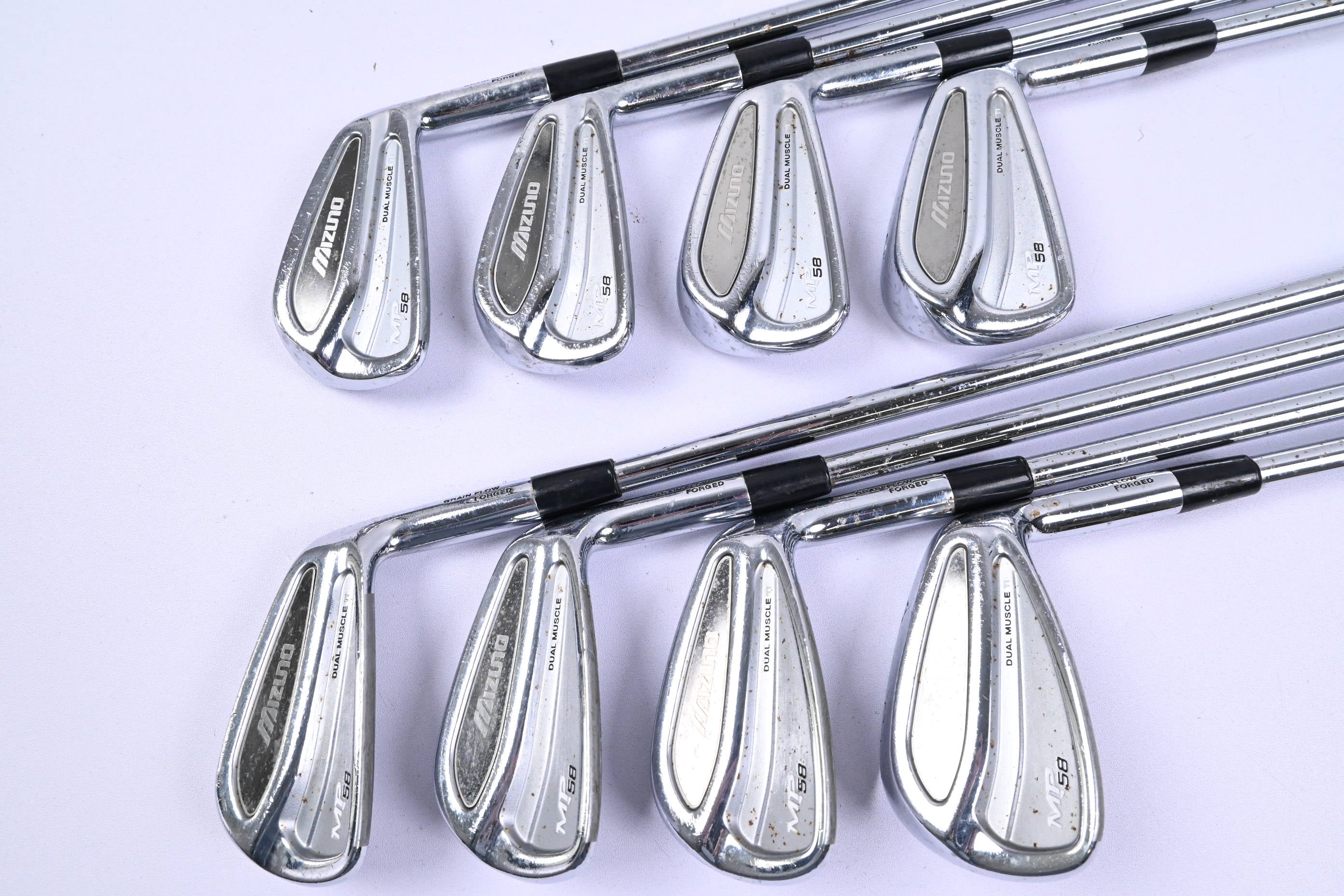 Mizuno MP-58 Irons / 3-PW / Regular Flex Dynamic Gold R300 Shafts
