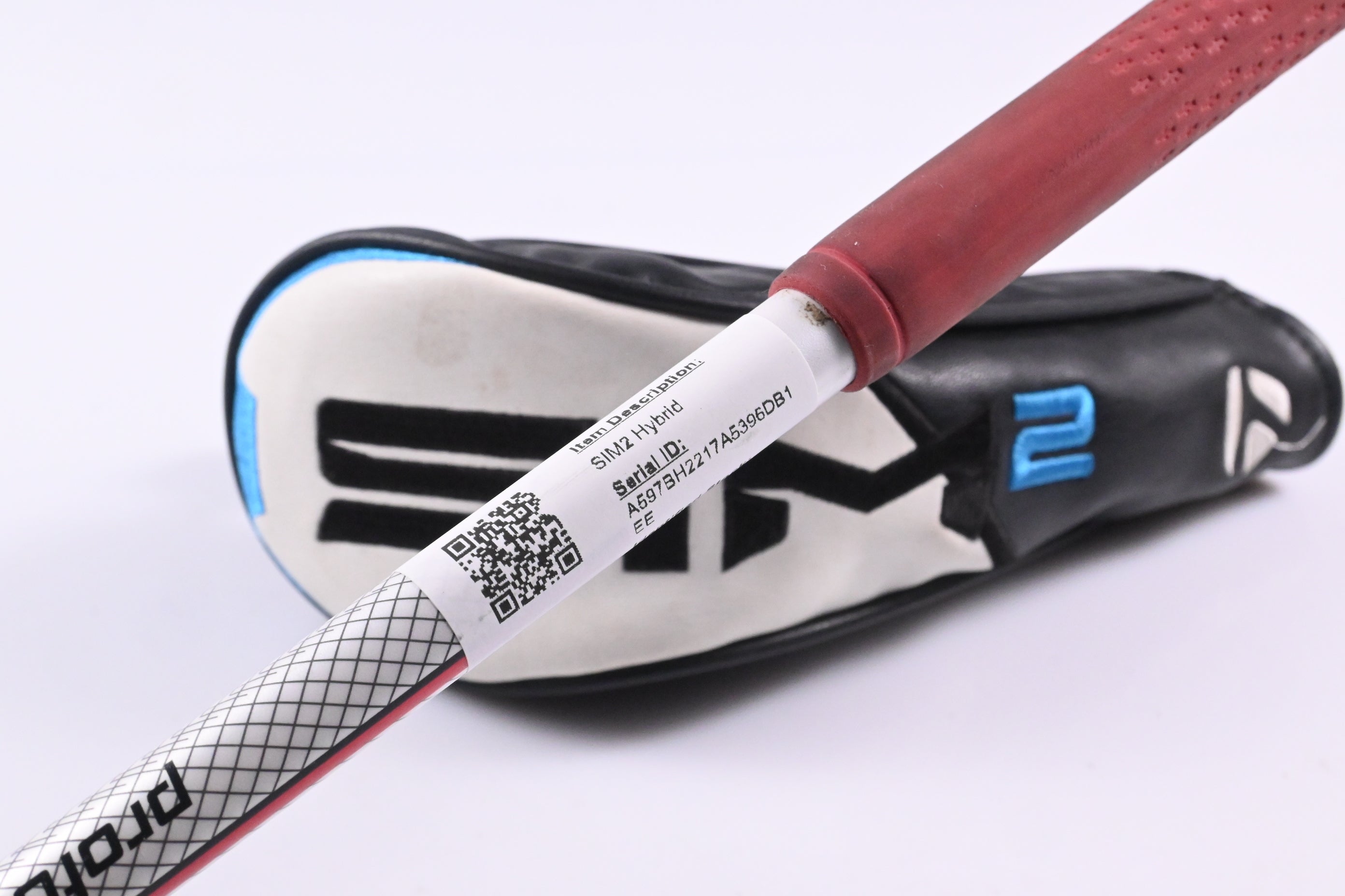 Taylormade SIM2 #4 Hybrid / 22 Degree / Stiff Flex UST Proforce V2 Yellow 85 F4