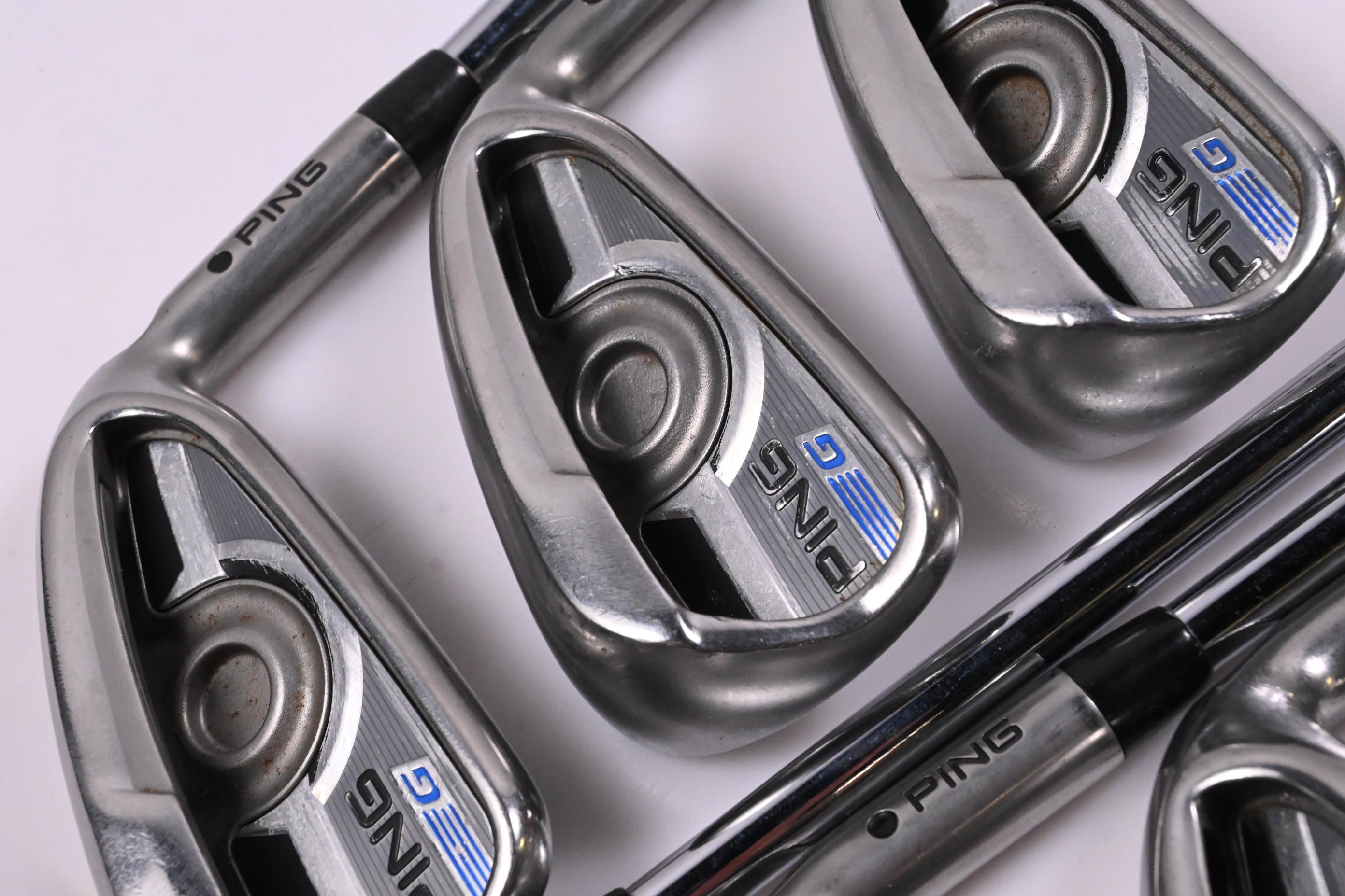 Ping G Series Irons / 5-PW+SW / Black Dot / Regular Flex Ping AWT 2.0 Shafts