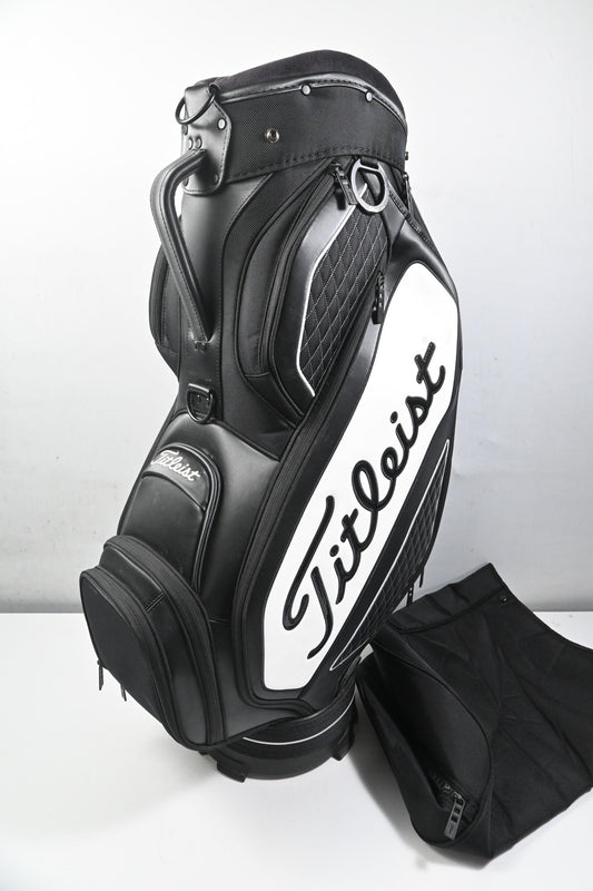 Titleist Cart Bag / 6-Way Divider / Black, White