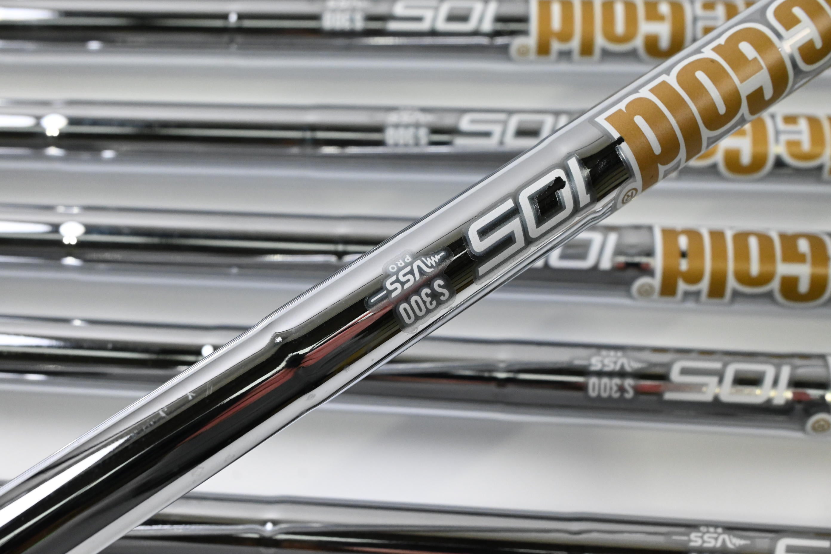 Taylormade P7MB 2023 Irons / 4-PW / Stiff Flex Dynamic Gold 105 Shafts