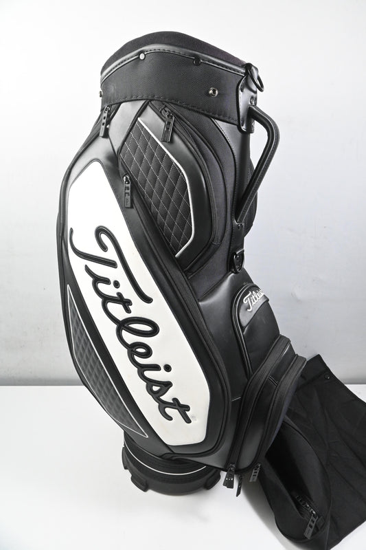 Titleist Cart Bag / 6-Way Divider / Black, White