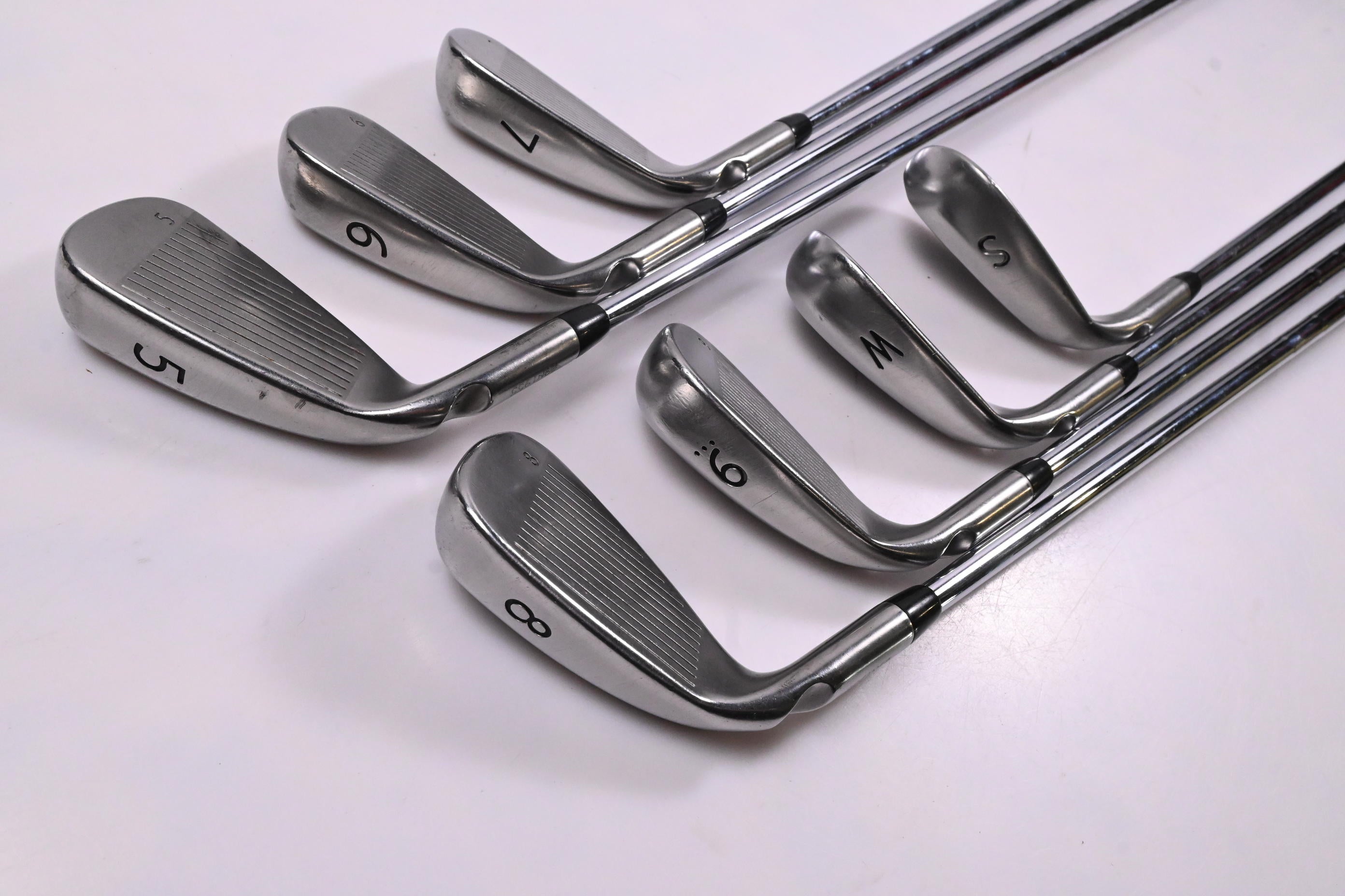 Ping G Series Irons / 5-PW+SW / Black Dot / Regular Flex Ping AWT 2.0 Shafts