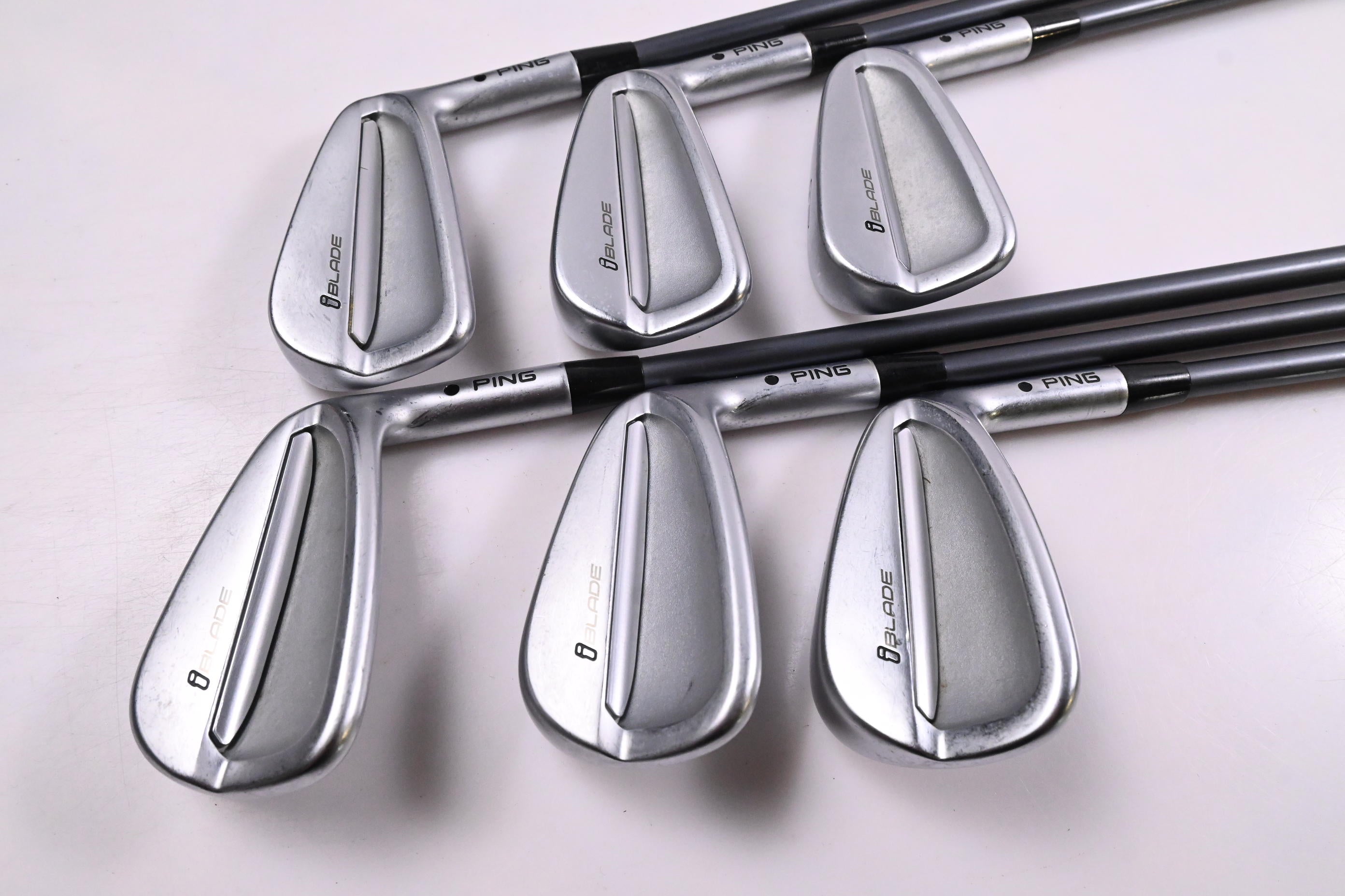 Ping iBlade Irons / 5-PW / Black Dot / Stiff Flex Ping CFS 80 Shaft