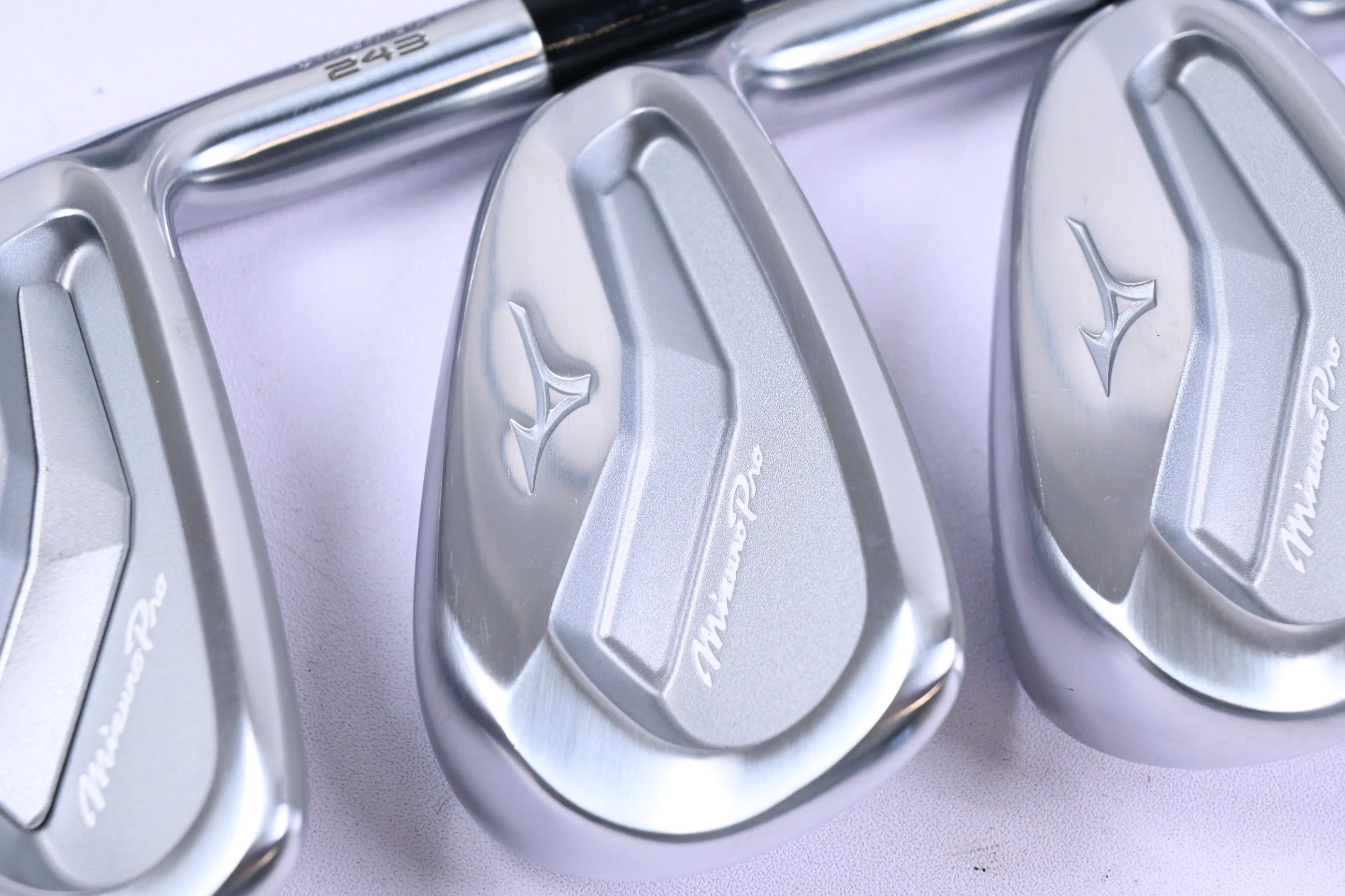 Mizuno Pro 243 Irons / 4-PW / Stiff Flex KBS Tour Shafts