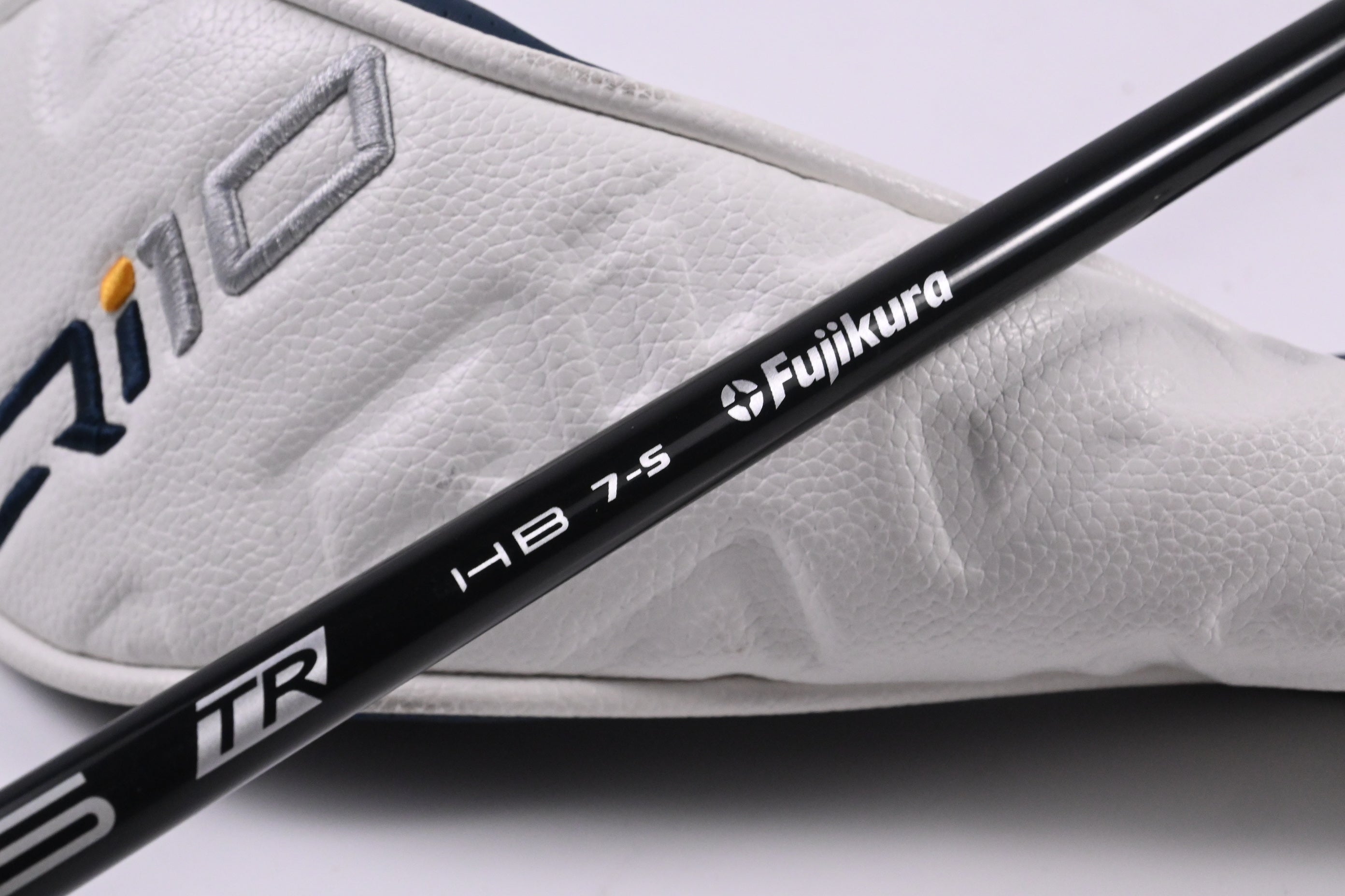 Left Hand Taylormade Qi10 #3 Hybrid / 19 Degree / Stiff Flex Ventus TR Blue 7