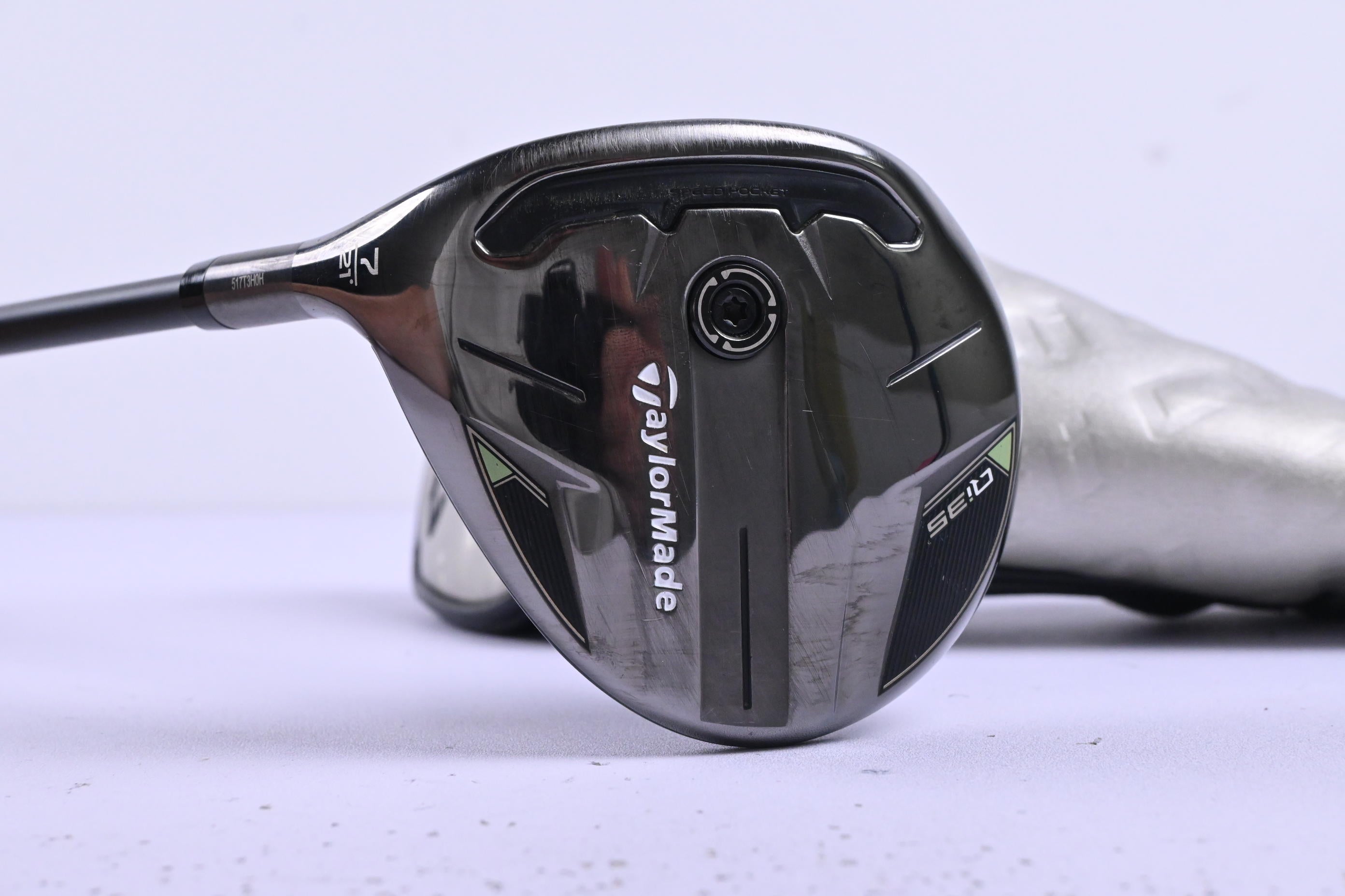 Left Hand Taylormade Qi35 #7 Wood / 21 Degree / Stiff Flex Fujikura Ventus Blue
