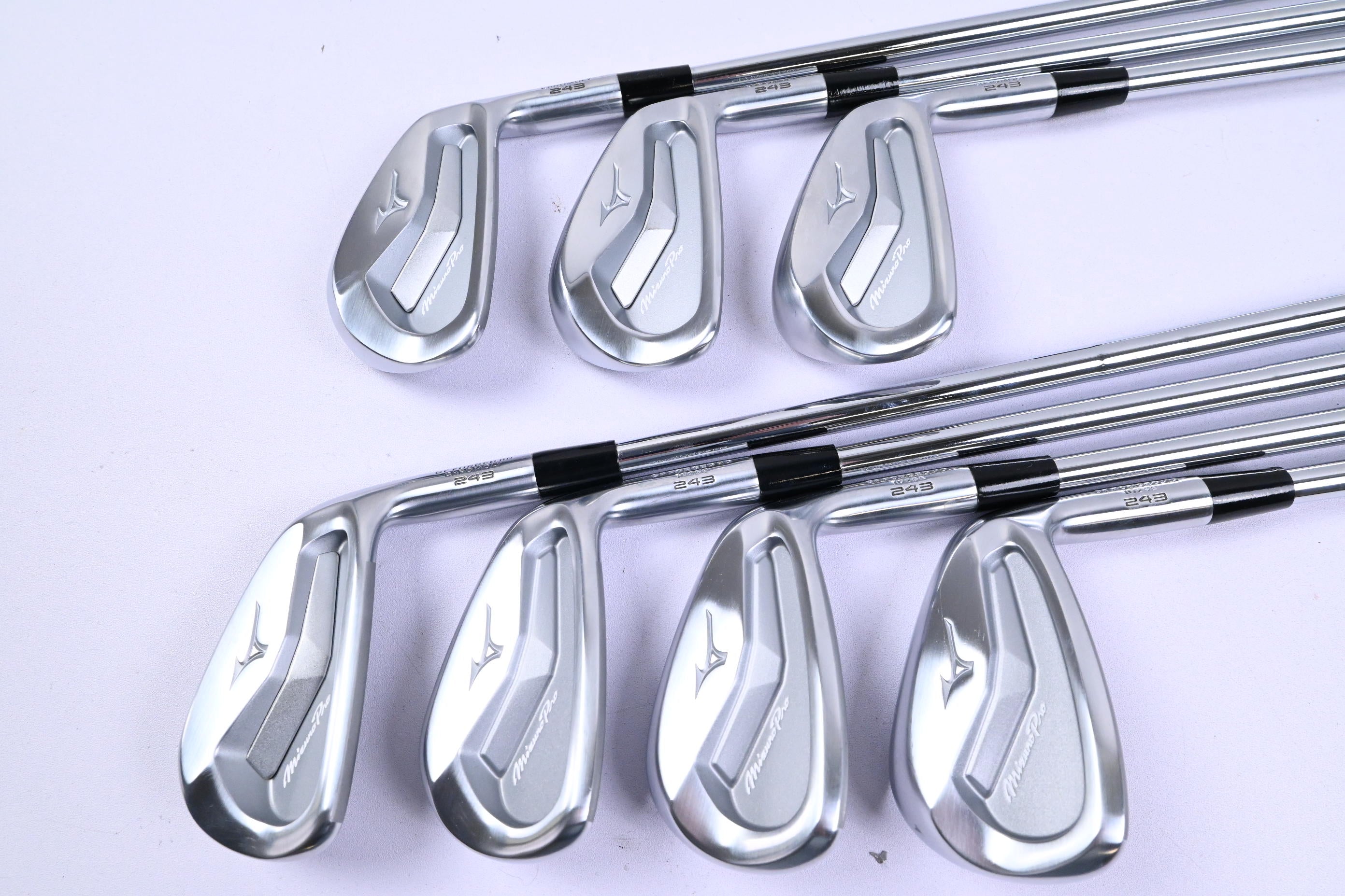 Mizuno Pro 243 Irons / 4-PW / Stiff Flex KBS Tour Shafts