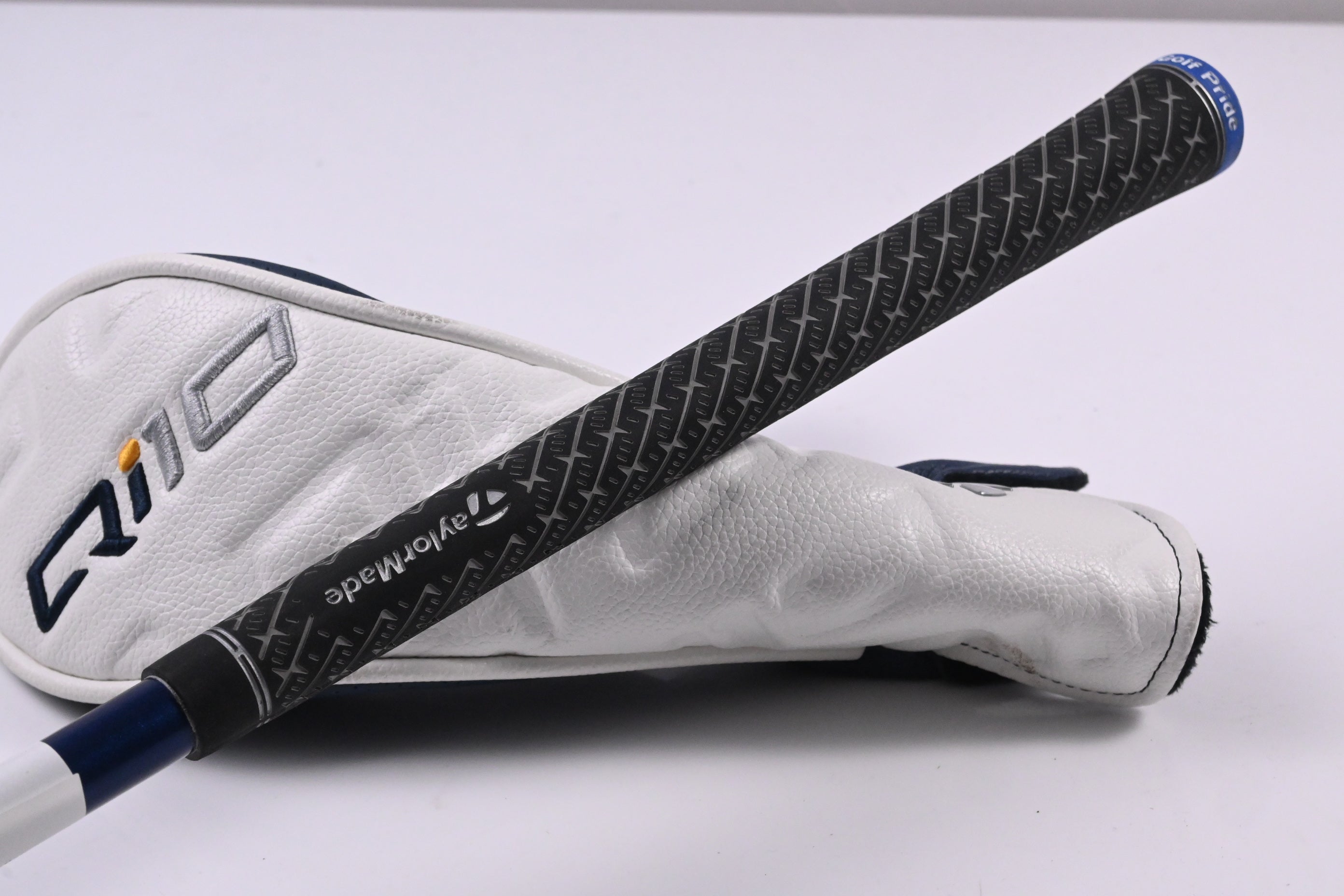 Left Hand Taylormade Qi10 #3 Hybrid / 19 Degree / Stiff Flex Ventus TR Blue 7