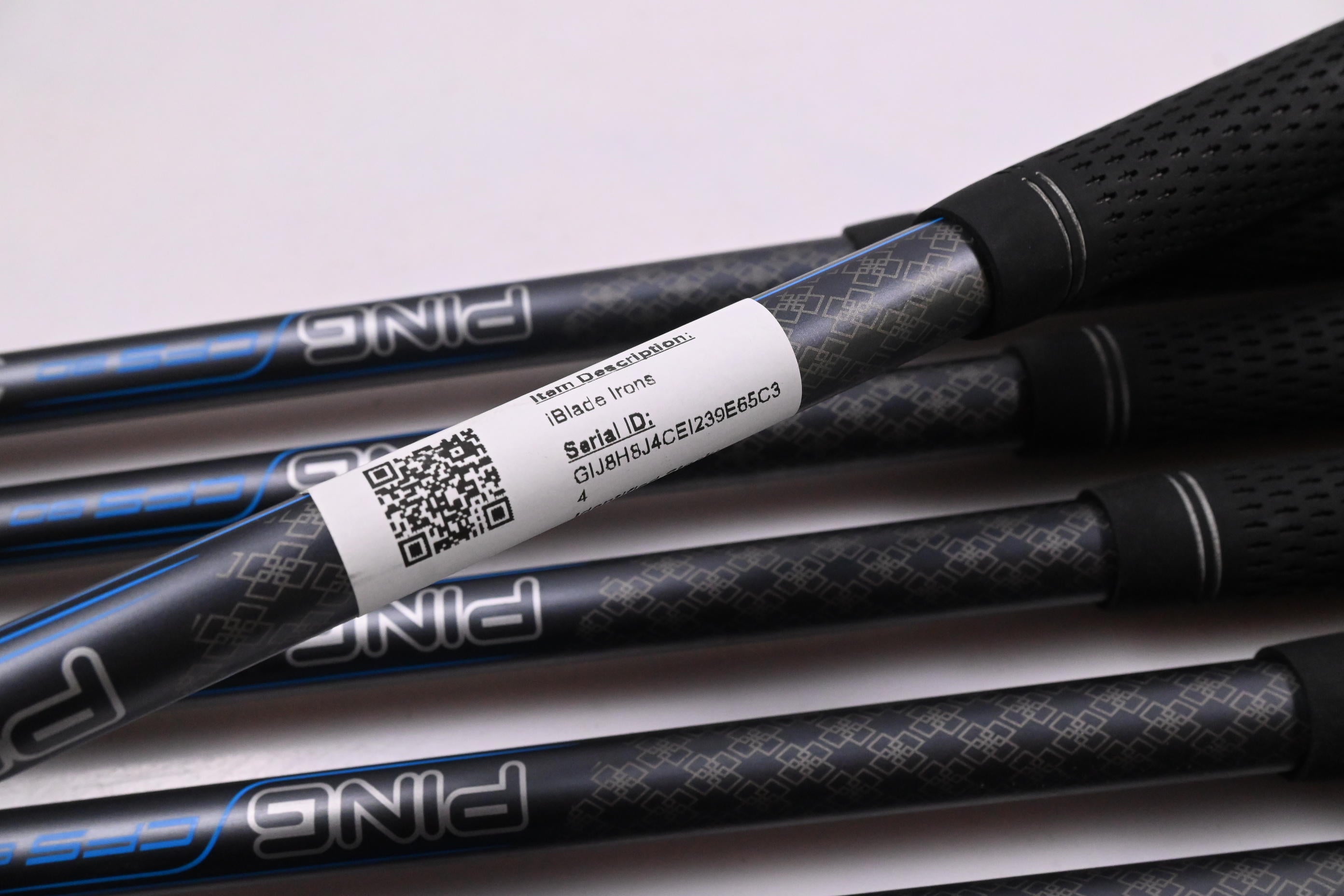Ping iBlade Irons / 5-PW / Black Dot / Stiff Flex Ping CFS 80 Shaft