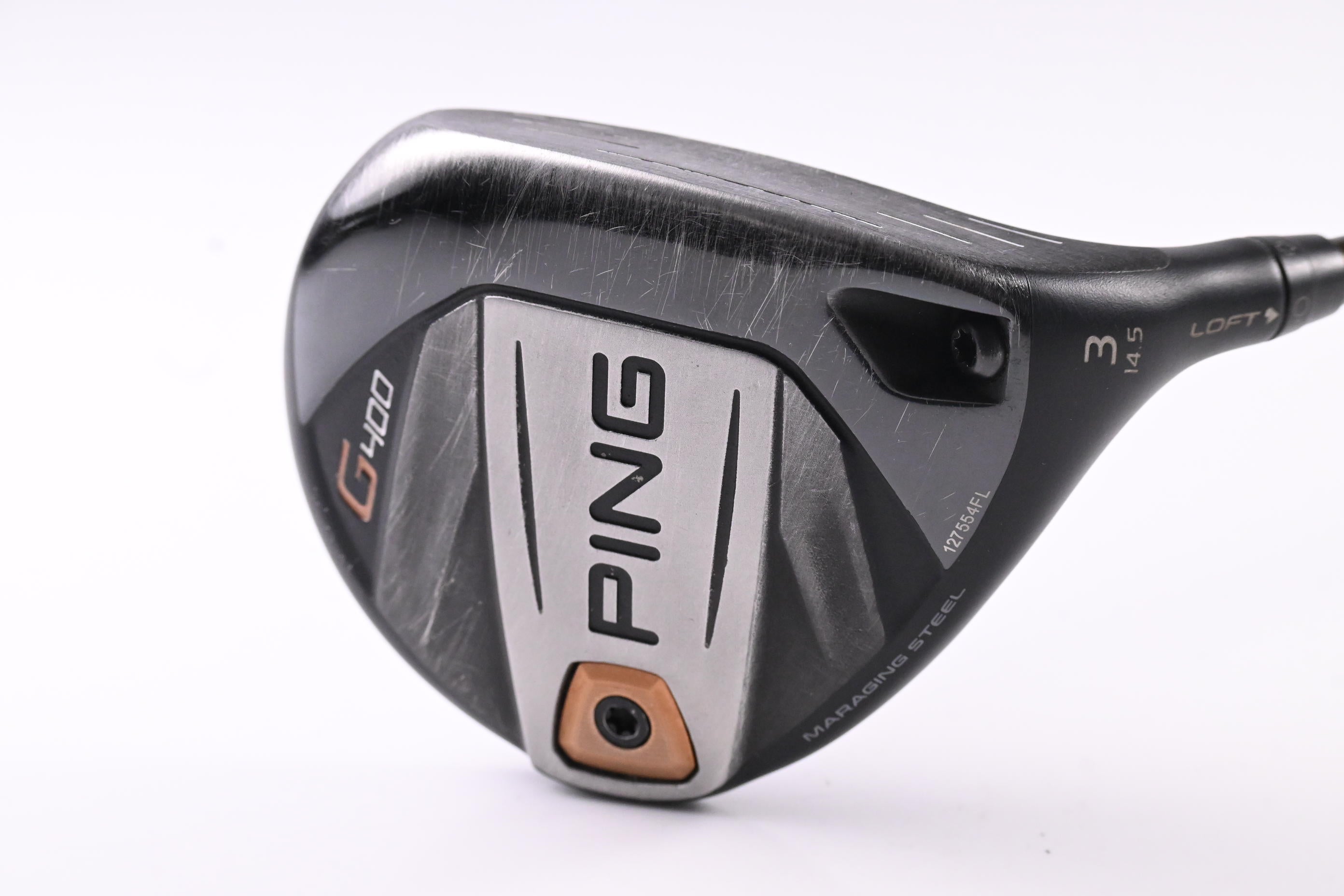 Ping G400 #3 Wood / 14.5 Degree / Stiff Flex Ping Alta CB 65 Shaft