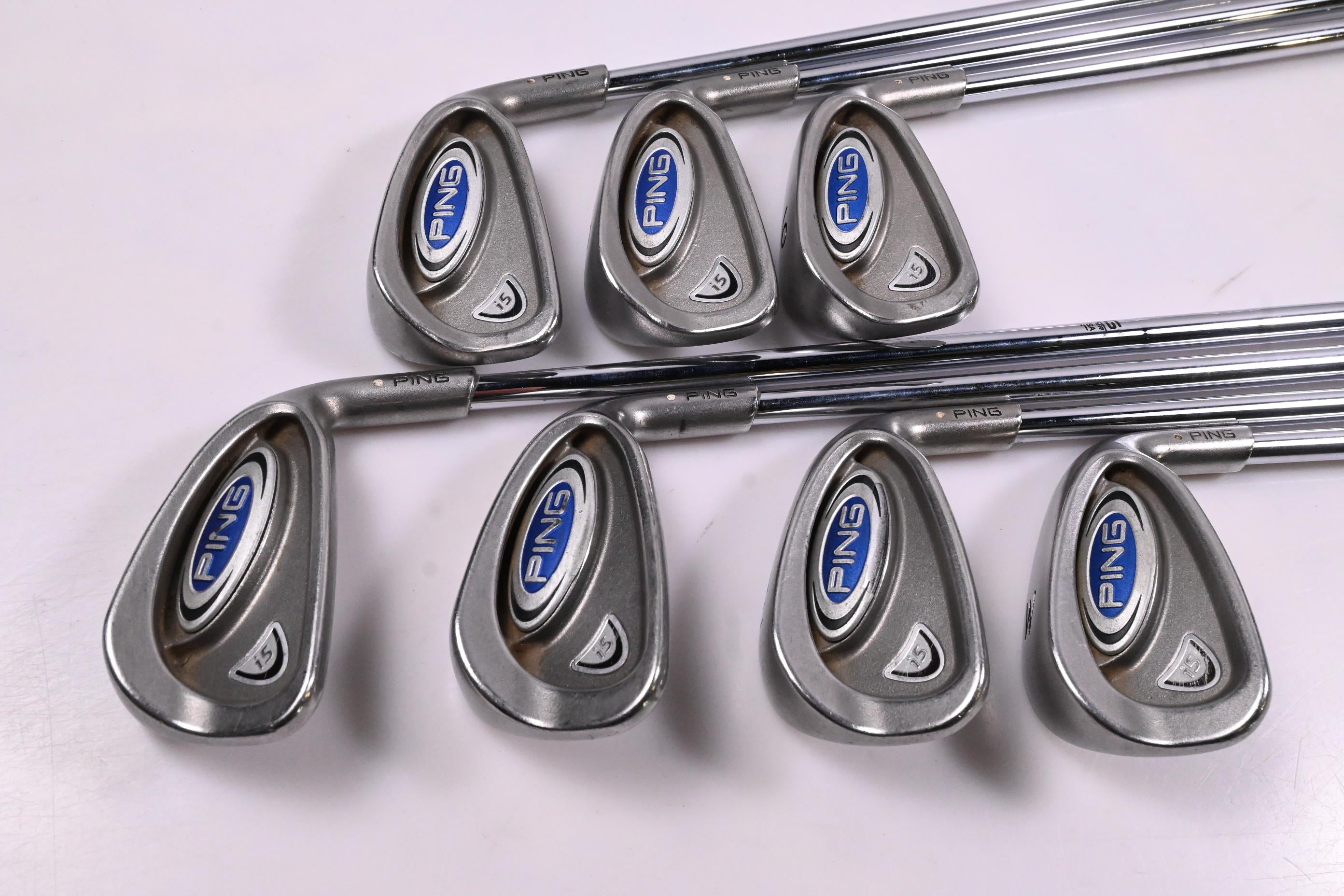 Ping i5 Irons / 4-PW / White Dot / Regular Flex True Temper Steel Shafts
