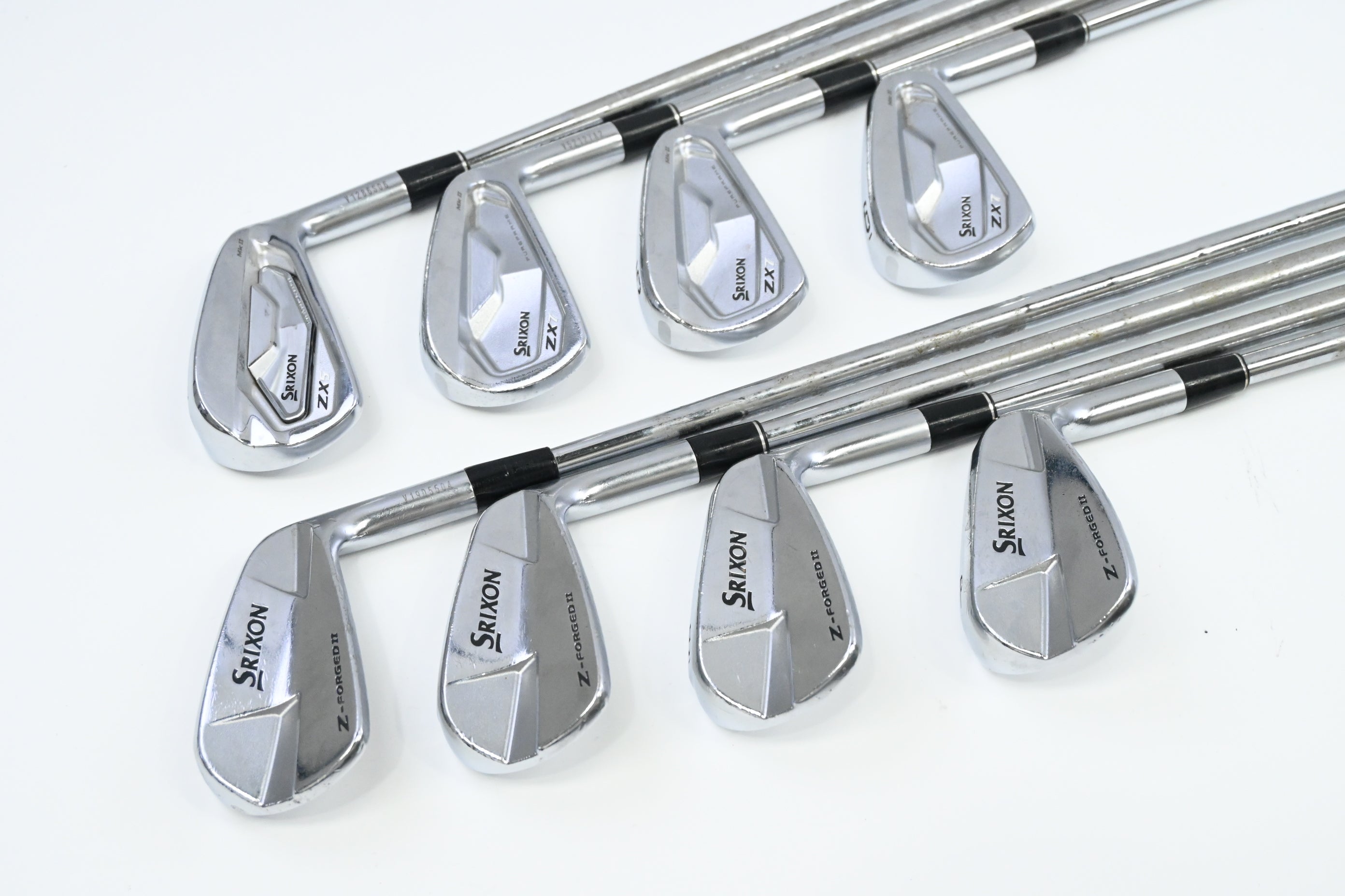 Srixon ZX5 MKII/ZX7 MKII/Z-Forged II Combo Irons / 3-PW / Stiff Flex KBS Lite